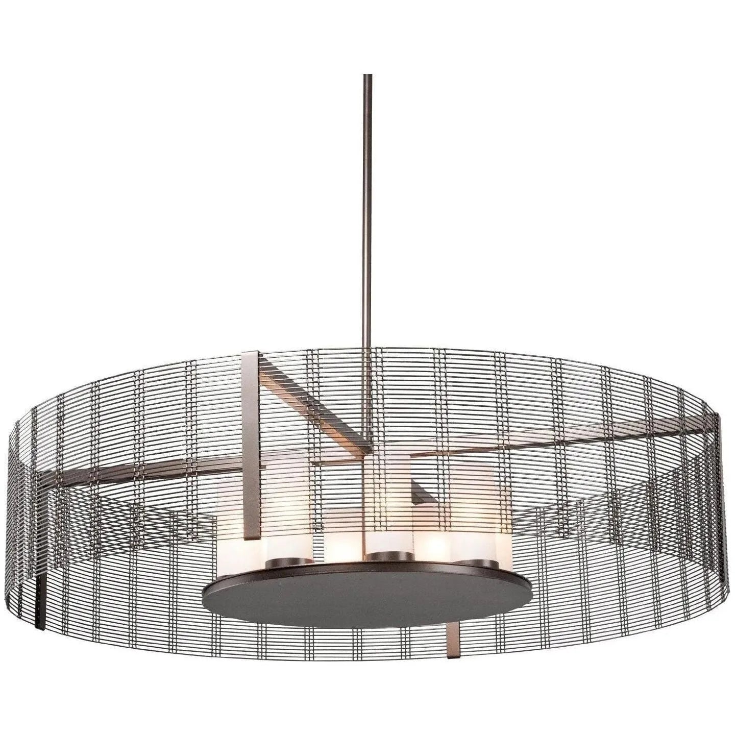 Hammerton Studio - Downtown Mesh Drum, 48-Inch - CHB0020-48-FB-F-001-L1 | Montreal Lighting & Hardware