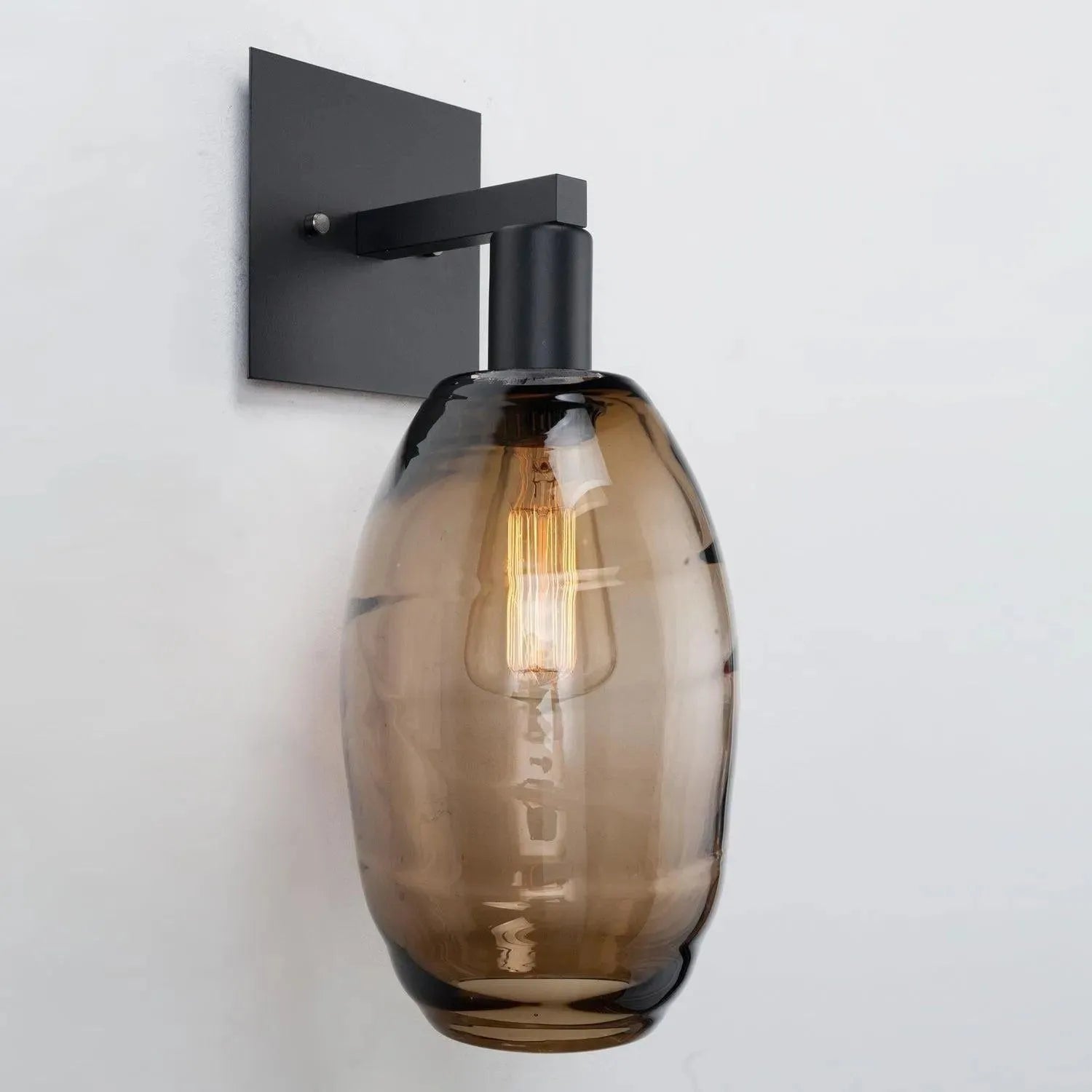Hammerton Studio - Ellisse Indoor Sconce - IDB0035-16-MB-OB-E2 | Montreal Lighting & Hardware