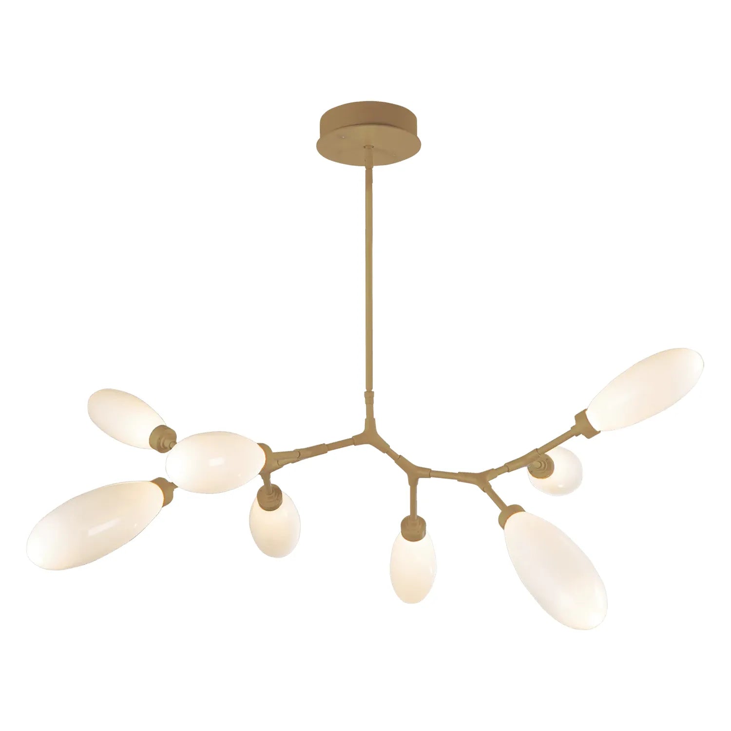 Hammerton Studio - Fiori Modern Branch, 8-Light - PLB0071-BB-GB-WL-001-L3 | Montreal Lighting & Hardware
