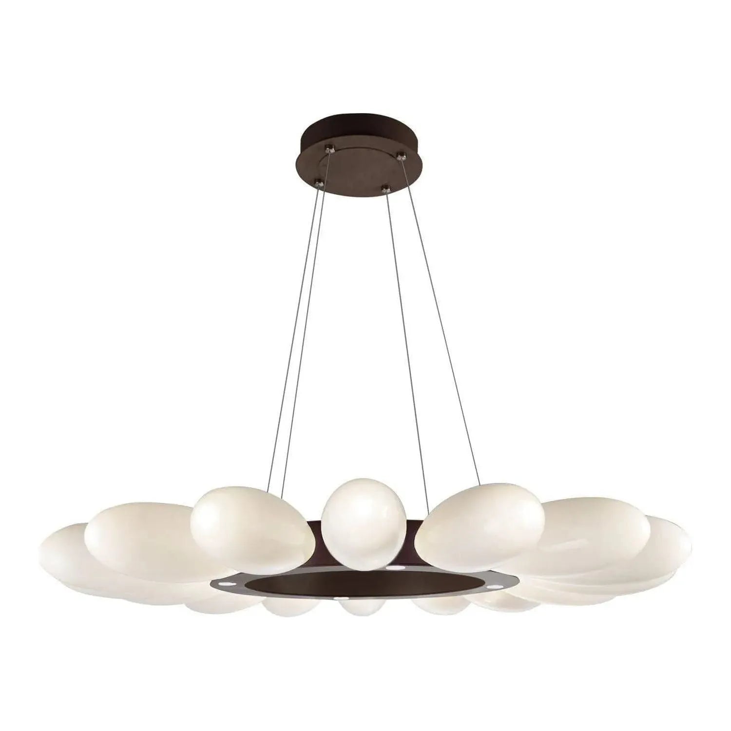 Hammerton Studio - Fiori Ring Chandelier - CHB0071-39-FB-WL-CA1-L3 | Montreal Lighting & Hardware