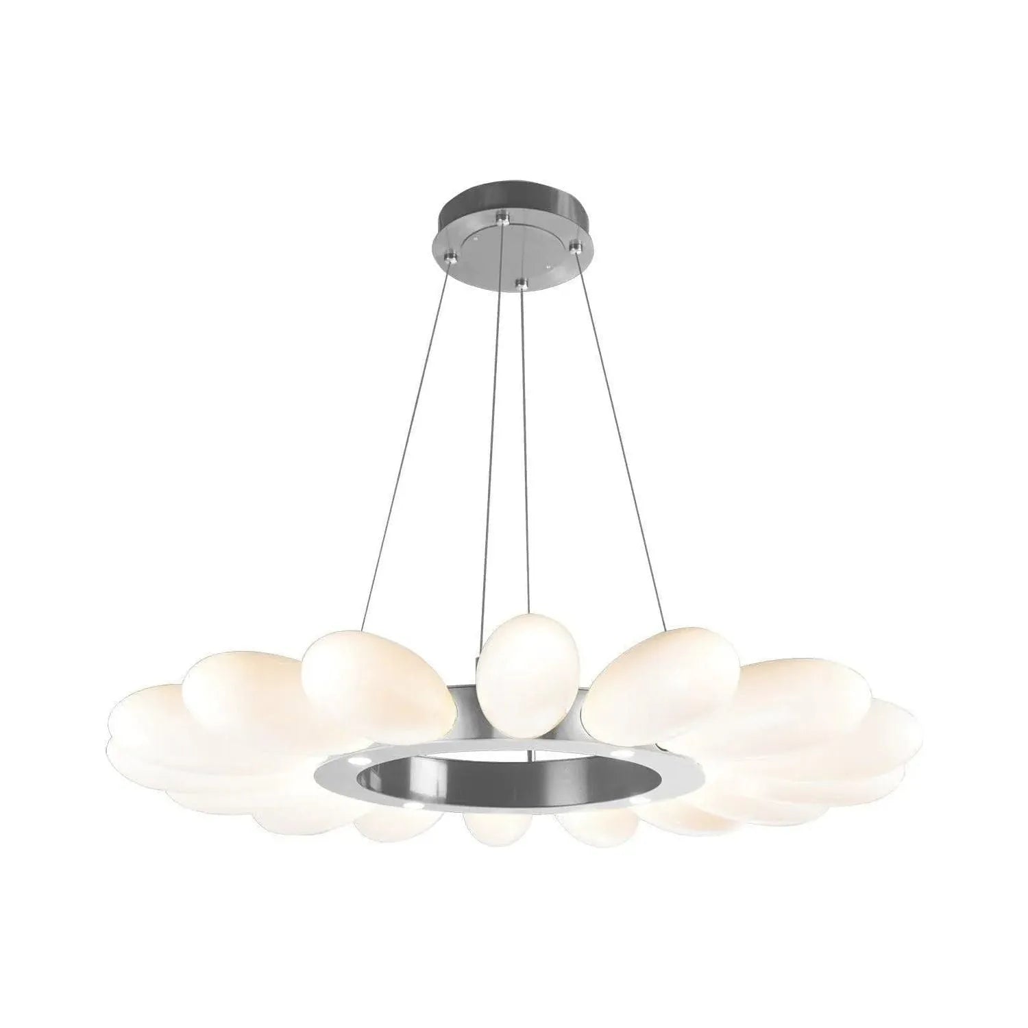 Hammerton Studio - Fiori Ring Chandelier - CHB0071-39-SN-WL-CA1-L3 | Montreal Lighting & Hardware