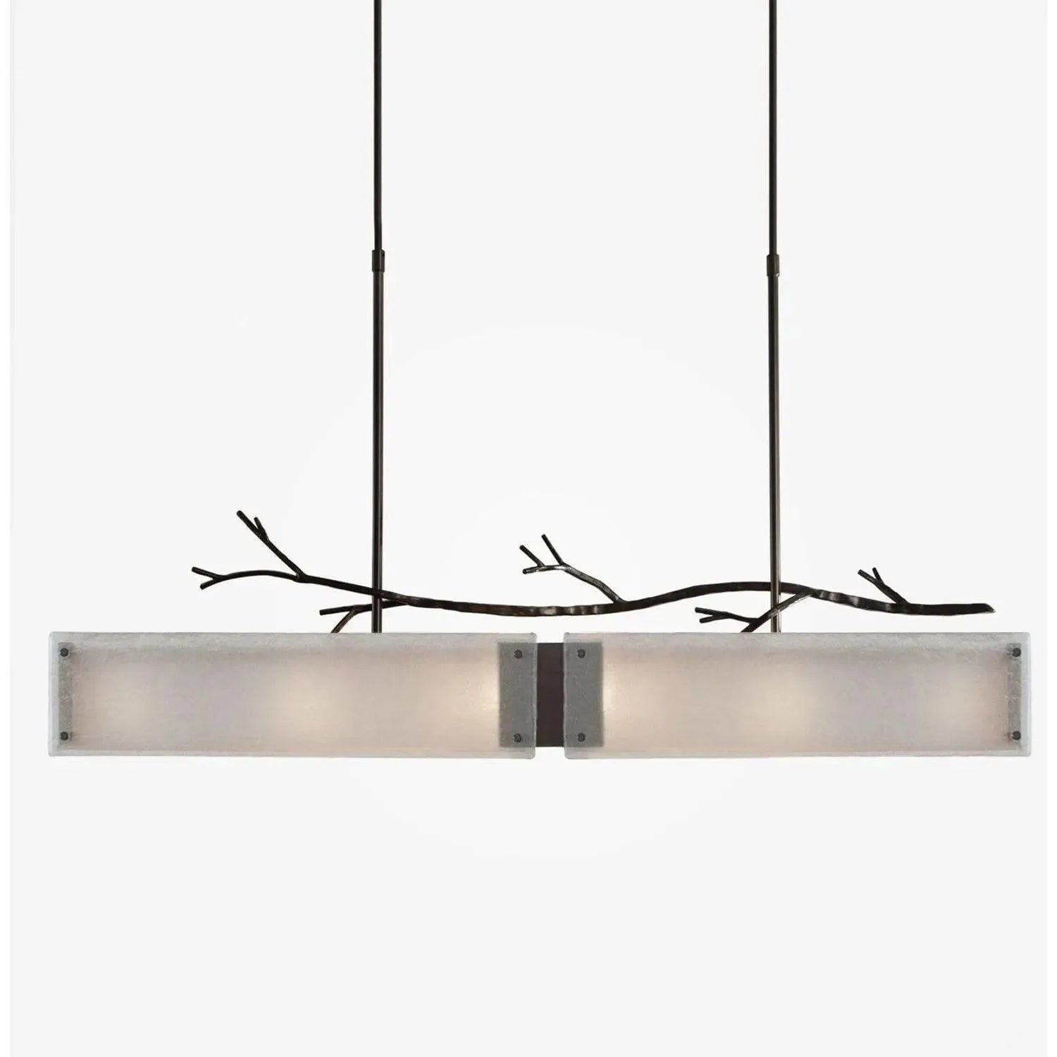 Hammerton Studio - Ironwood LED Linear Suspension, 44-Inch - PLB0032-0A-GM-FG-001-L1 | Montreal Lighting & Hardware