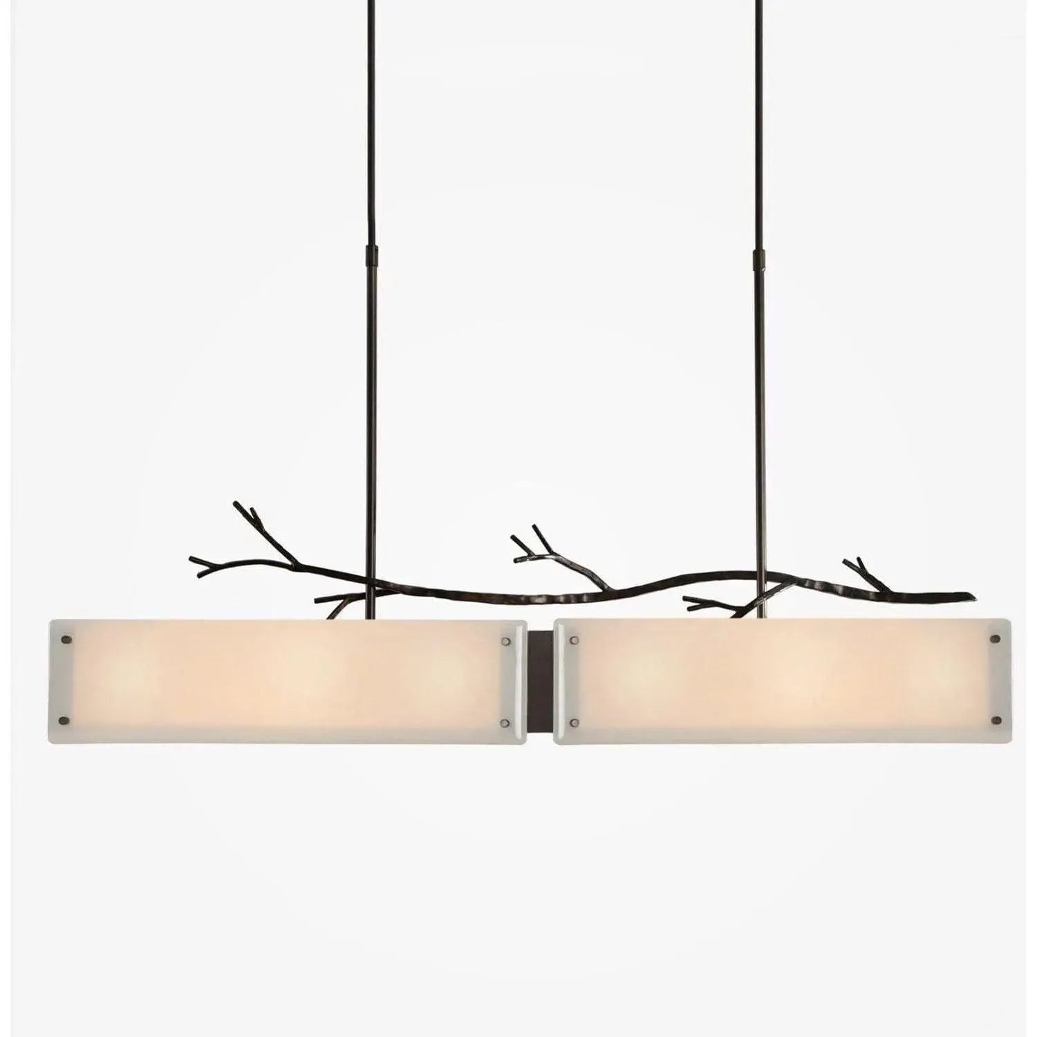 Hammerton Studio - Ironwood LED Linear Suspension, 44-Inch - PLB0032-0A-GM-IW-001-L1 | Montreal Lighting & Hardware