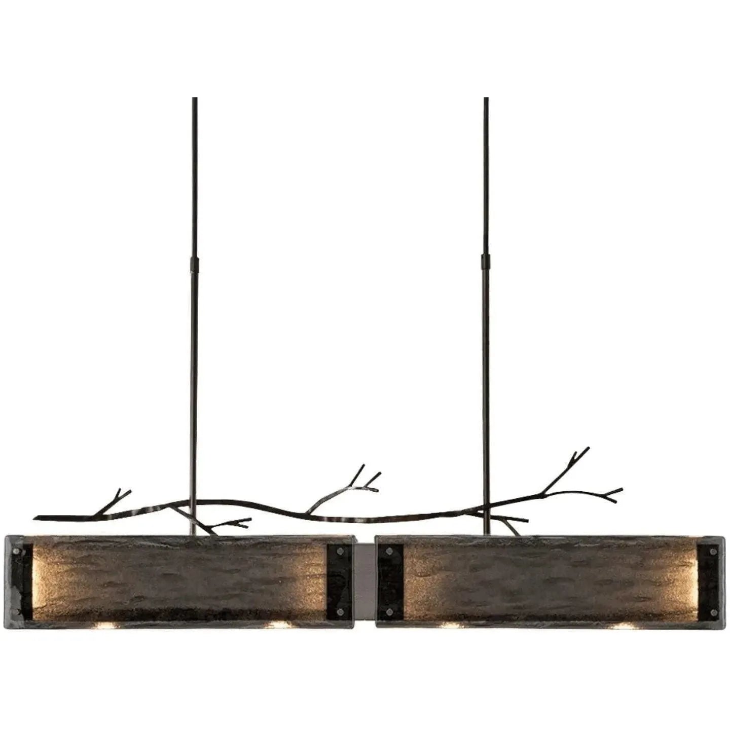 Hammerton Studio - Ironwood LED Linear Suspension, 44-Inch - PLB0032-0A-GM-SG-001-L1 | Montreal Lighting & Hardware