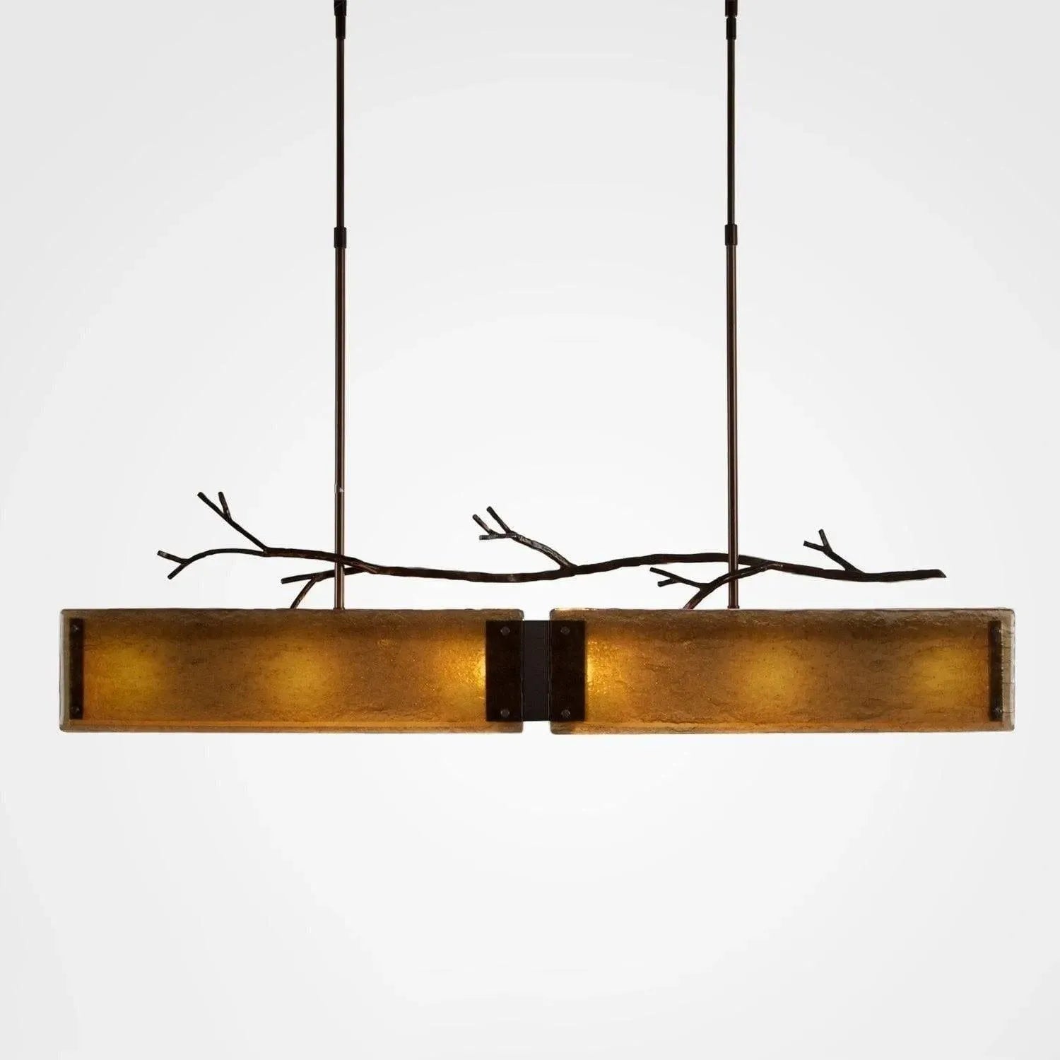 Hammerton Studio - Ironwood LED Linear Suspension, 44-Inch - PLB0032-0A-RB-BG-001-L1 | Montreal Lighting & Hardware