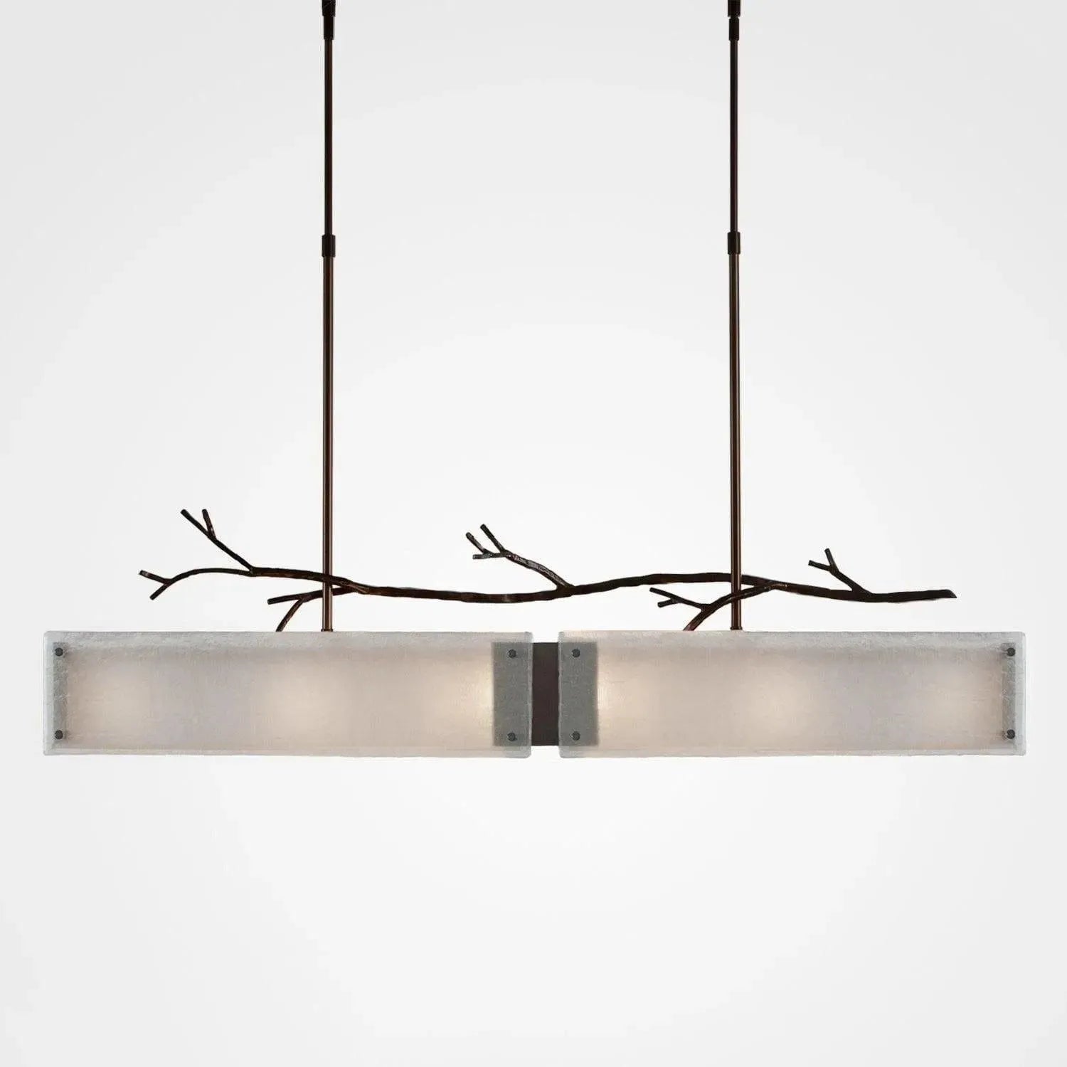 Hammerton Studio - Ironwood LED Linear Suspension, 44-Inch - PLB0032-0A-RB-FG-001-L1 | Montreal Lighting & Hardware