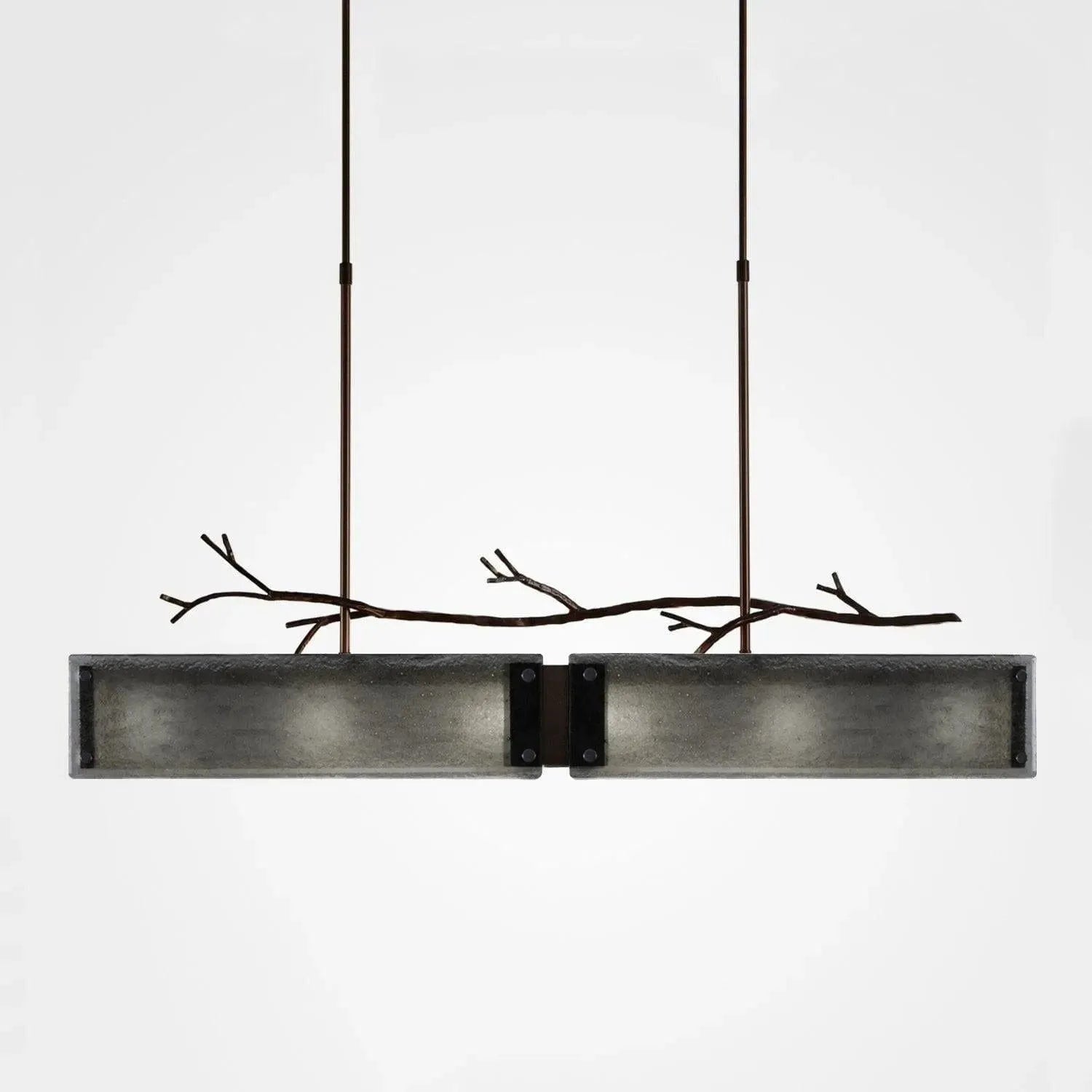 Hammerton Studio - Ironwood Linear Suspension, 44-Inch - PLB0032-0A-RB-SG-001-E2 | Montreal Lighting & Hardware