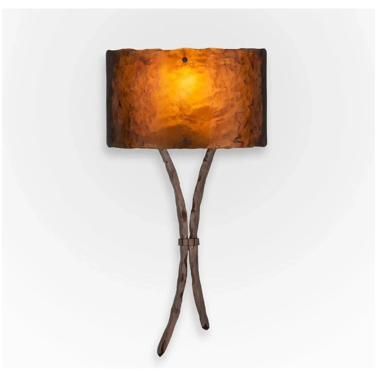 Hammerton Studio - Ironwood Sprout Cover Sconce - CSB0032-0B-RB-BG-E2 | Montreal Lighting & Hardware