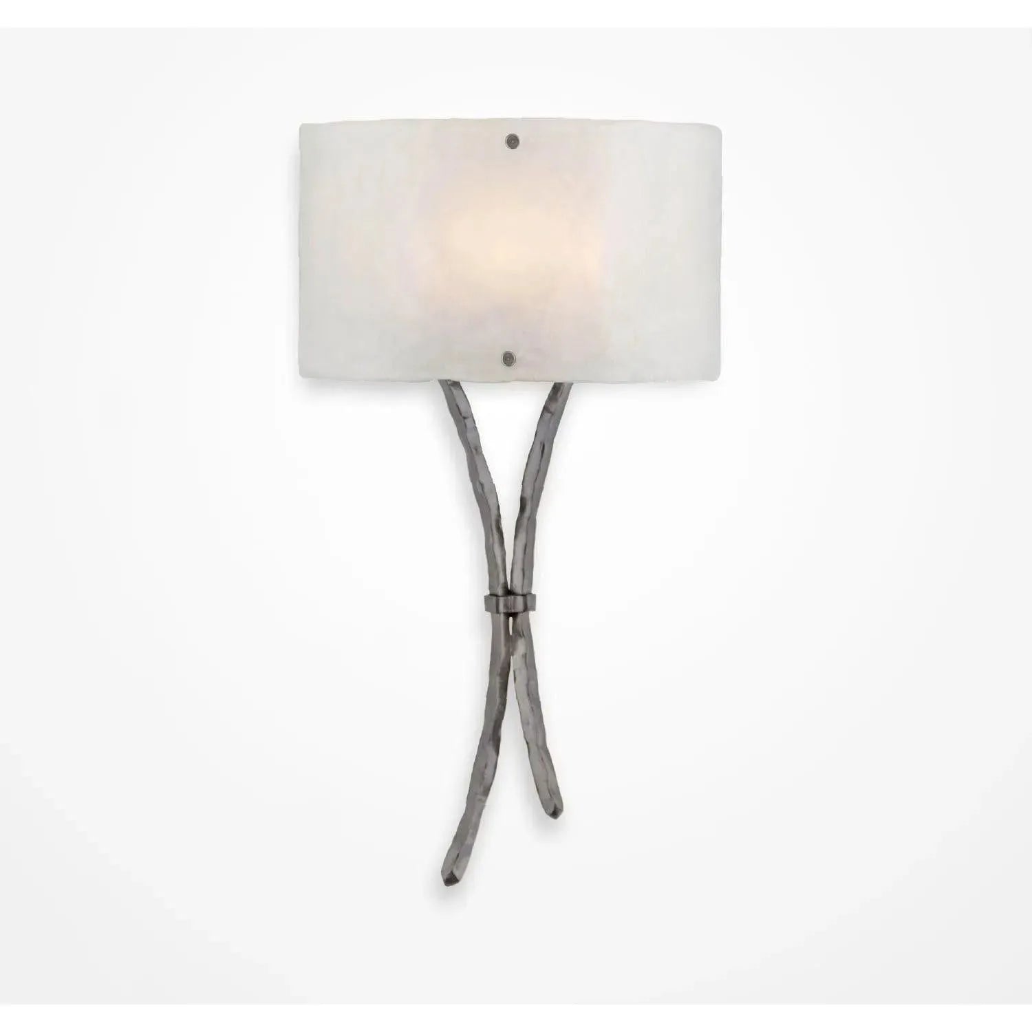 Hammerton Studio - Ironwood Sprout Cover Sconce - CSB0032-0B-SN-FG-E2 | Montreal Lighting & Hardware