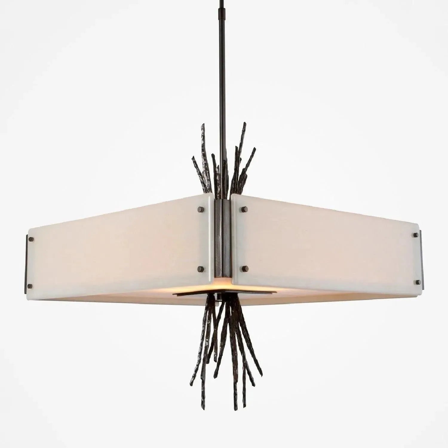 Hammerton Studio - Ironwood Square Chandelier, 24-Inch - CHB0032-0D-GM-IW-001-E2 | Montreal Lighting & Hardware