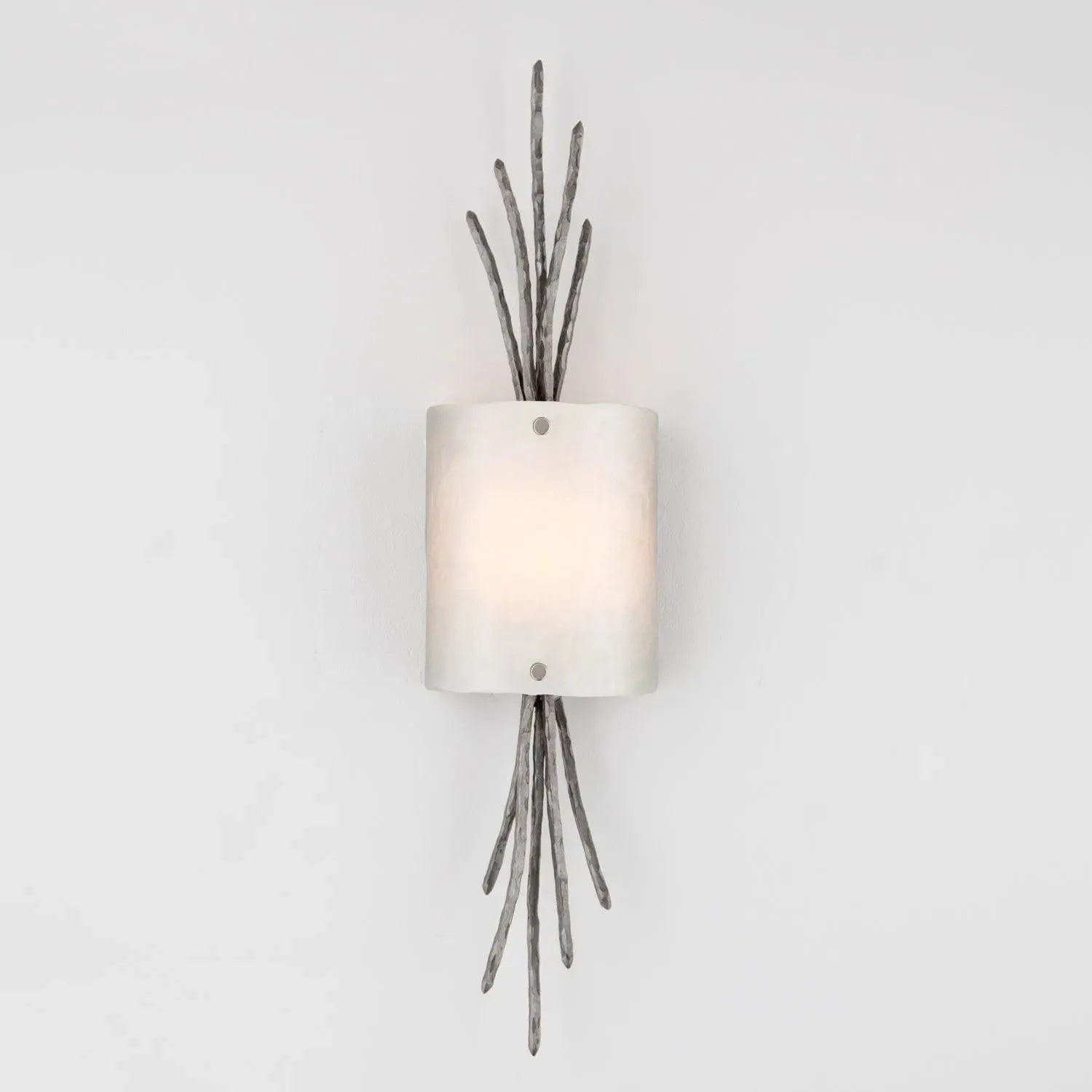 Hammerton Studio - Ironwood Thistle Cover Sconce - CSB0032-0D-SN-FG-E2 | Montreal Lighting & Hardware