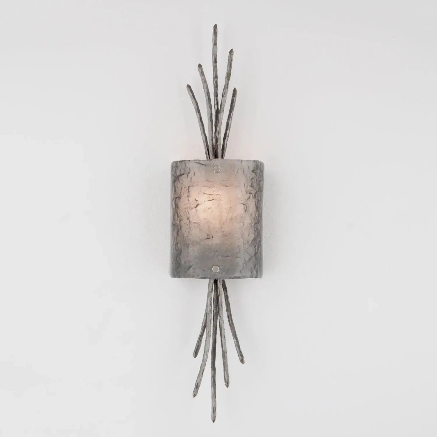 Hammerton Studio - Ironwood Thistle Cover Sconce - CSB0032-0D-SN-SG-E2 | Montreal Lighting & Hardware