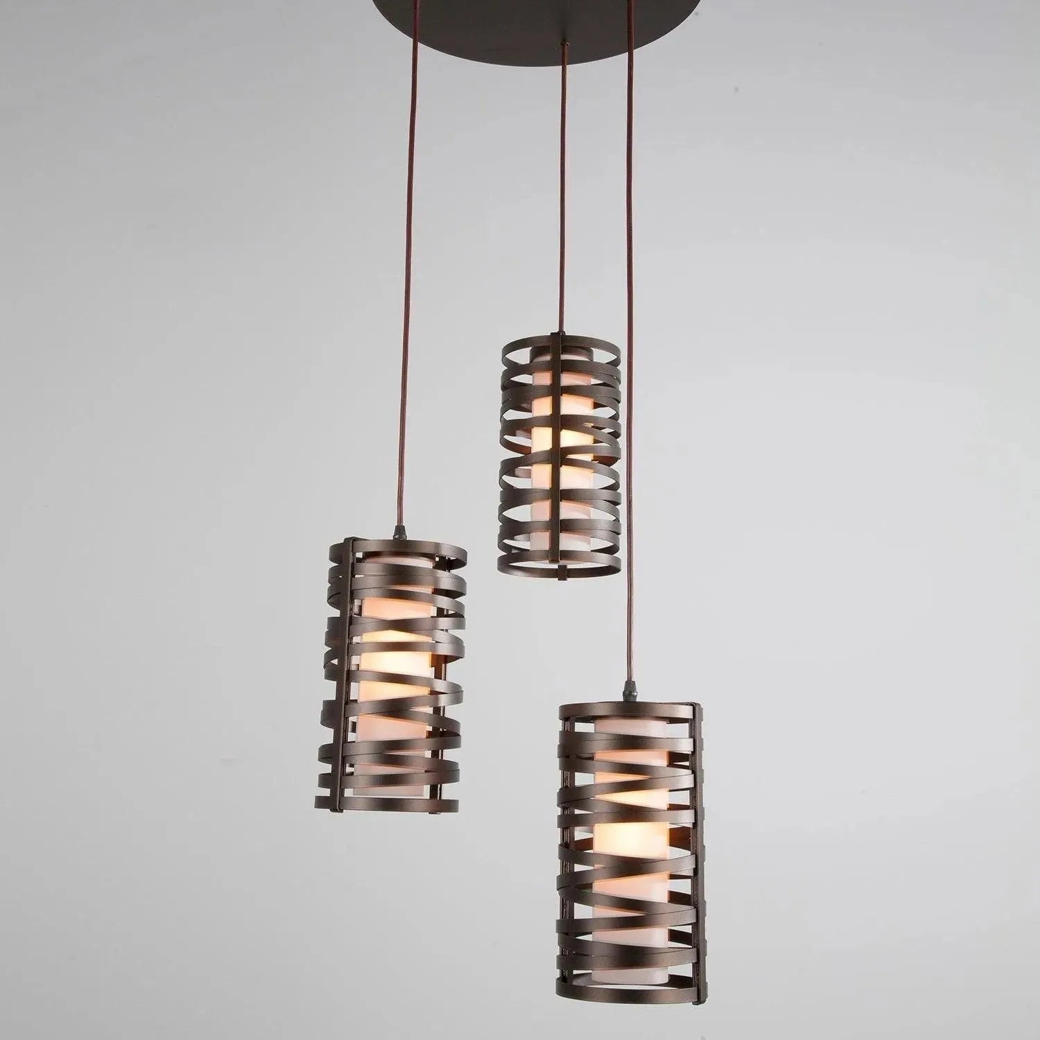Hammerton Studio - Misto Round Multi-Port, 3-Light - CHB0048-03-BS-OA-C01-E2 | Montreal Lighting & Hardware