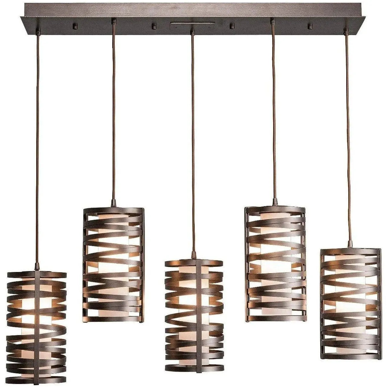 Hammerton Studio - Misto Round Multi-Port, 8-Light - CHB0048-08-BS-OA-C01-E2 | Montreal Lighting & Hardware