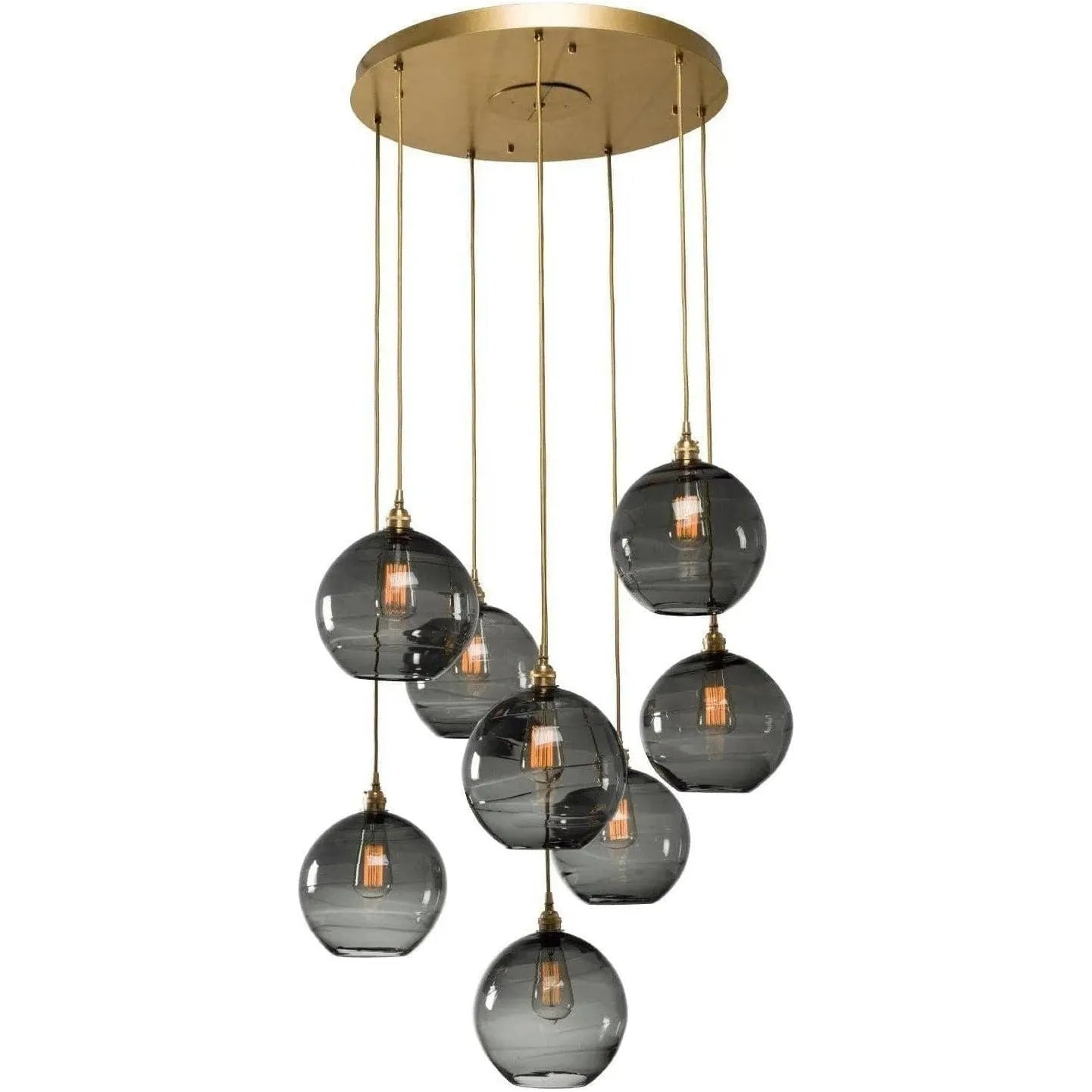 Hammerton Studio - Misto Square Multi-Port, 12-Light - CHB0048-12-BS-OA-C01-E2 | Montreal Lighting & Hardware