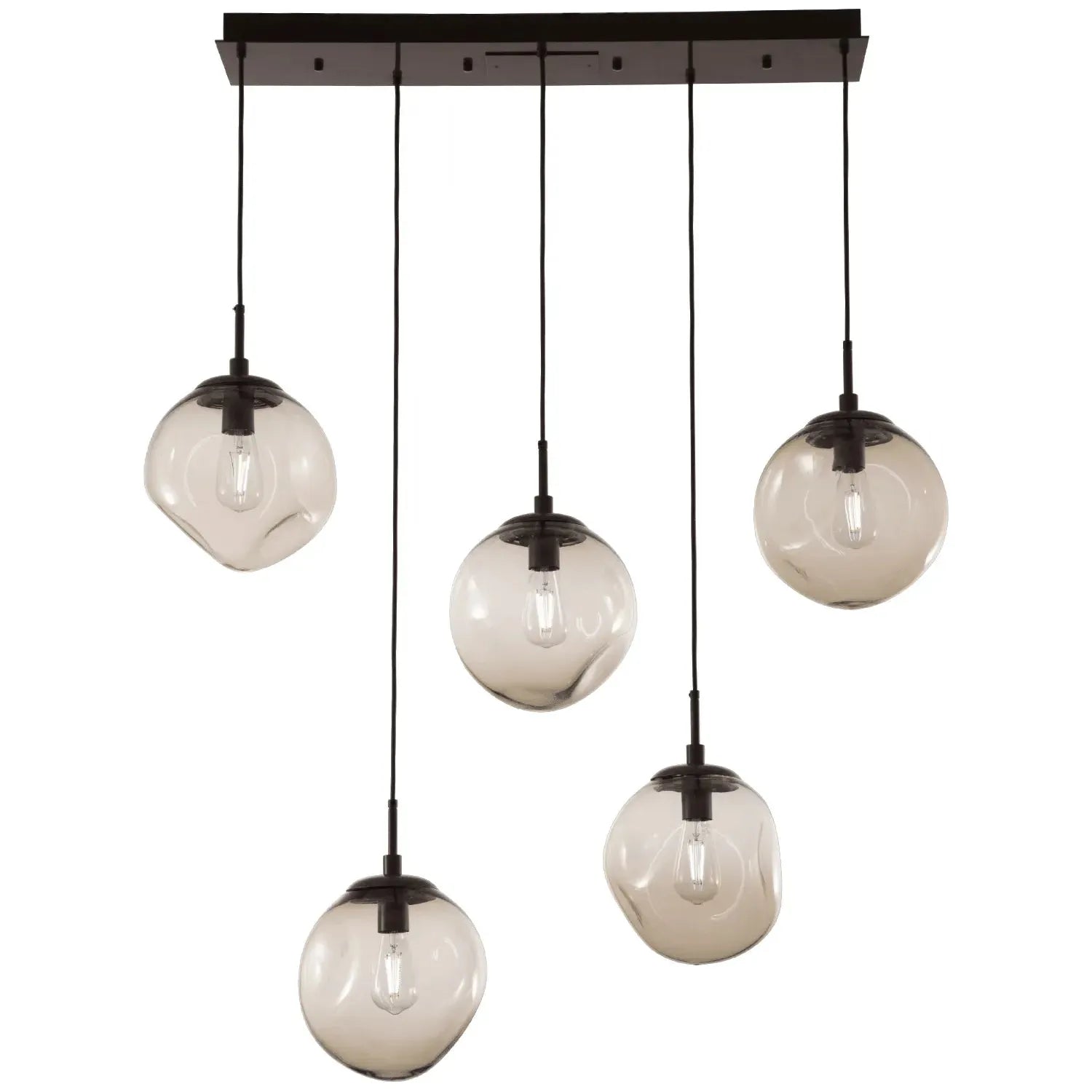 Hammerton Studio - Nebula Aster Linear Multi-Port, 5-Light - PLB0062-05-FB-B-C01-E2 | Montreal Lighting & Hardware