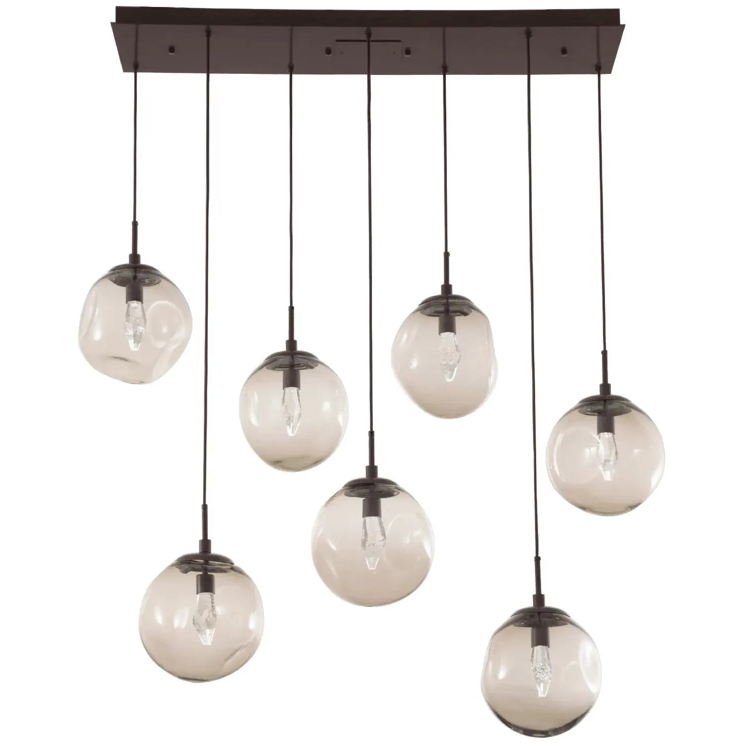 Hammerton Studio - Nebula Aster Linear Multi-Port, 7-Light - PLB0066-07-FB-GB-C01-L1 | Montreal Lighting & Hardware
