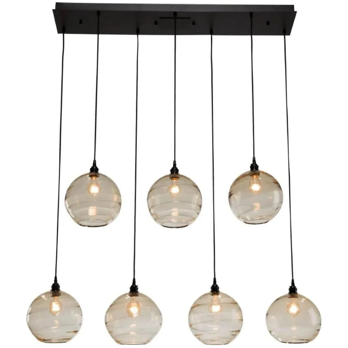 Hammerton Studio - Nebula Aster Round Multi-Port, 3-Light - CHB0062-03-BS-A-C01-E2 | Montreal Lighting & Hardware