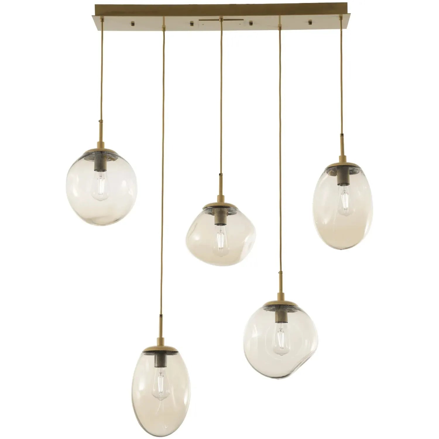 Hammerton Studio - Nebula Cosmos Linear Multi-Port, 5-Light - PLB0065-05-GB-A-C01-E2 | Montreal Lighting & Hardware