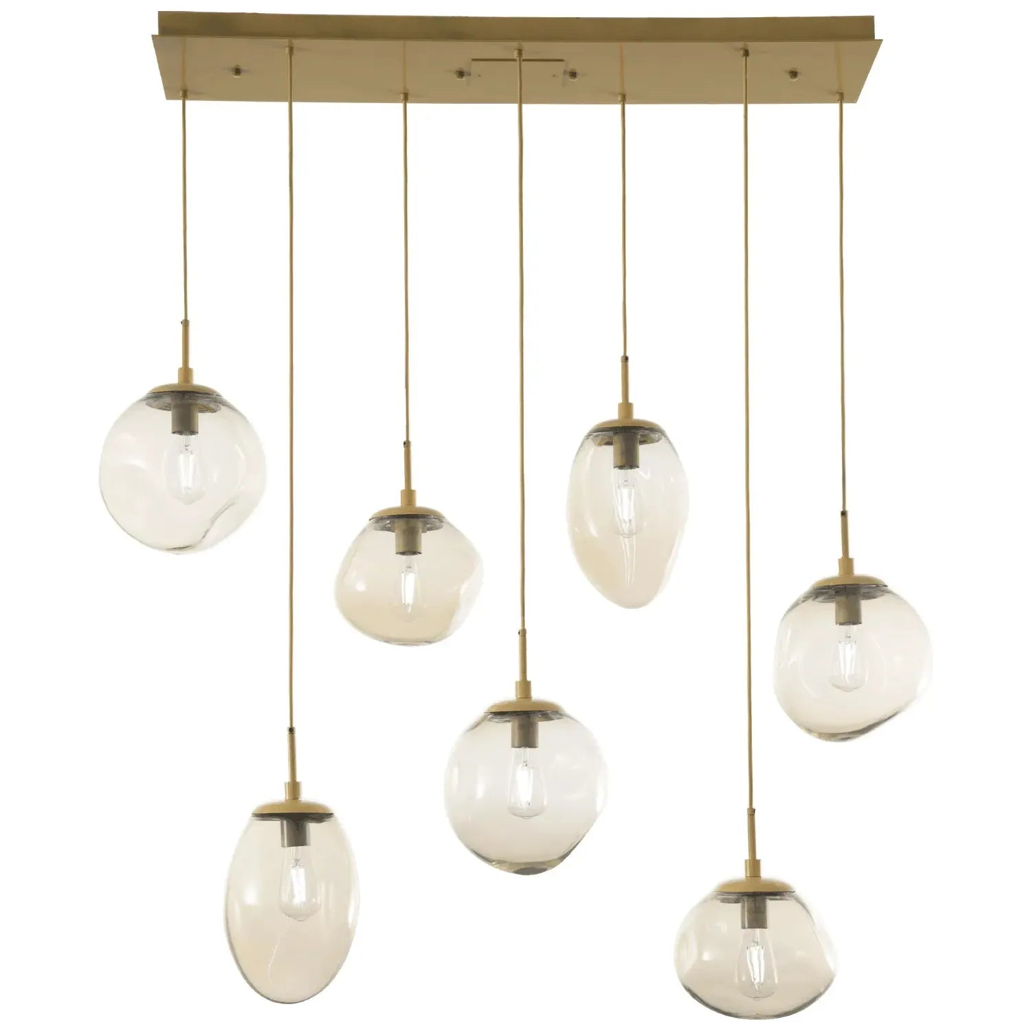 Hammerton Studio - Nebula Cosmos Linear Multi-Port, 7-Light - PLB0065-07-GB-A-C01-E2 | Montreal Lighting & Hardware