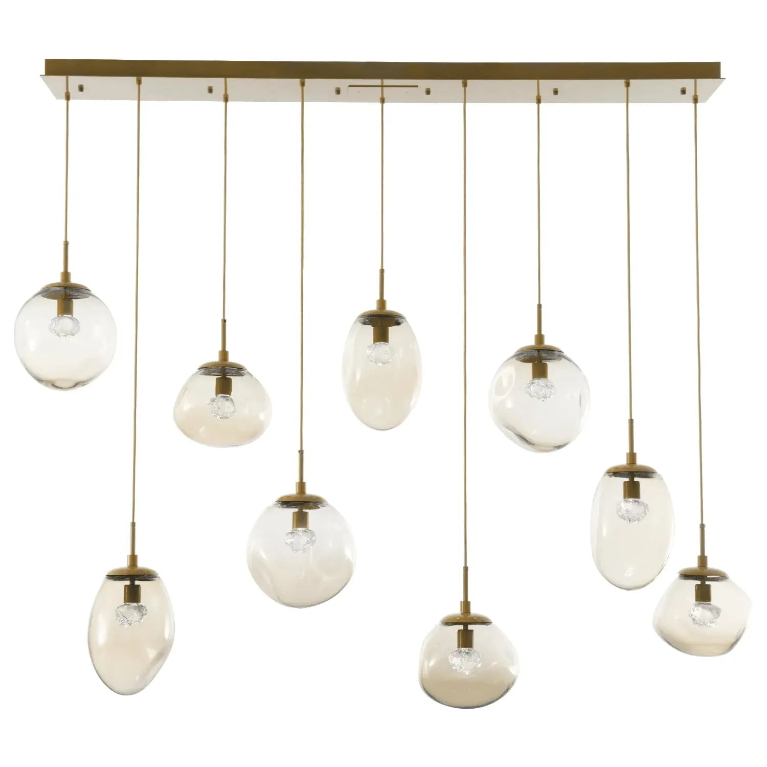 Hammerton Studio - Nebula Cosmos Linear Multi-Port, 9-Light - PLB0069-09-GB-FA-C01-L1 | Montreal Lighting & Hardware