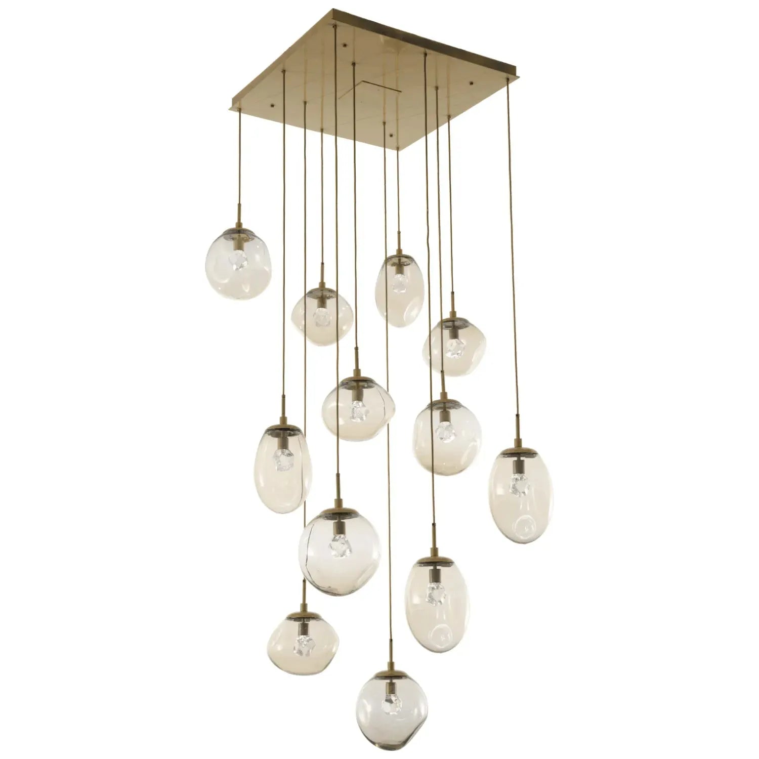 Hammerton Studio - Nebula Cosmos Square Multi-Port, 12-Light - CHB0069-12-GB-ZA-C01-L1 | Montreal Lighting & Hardware
