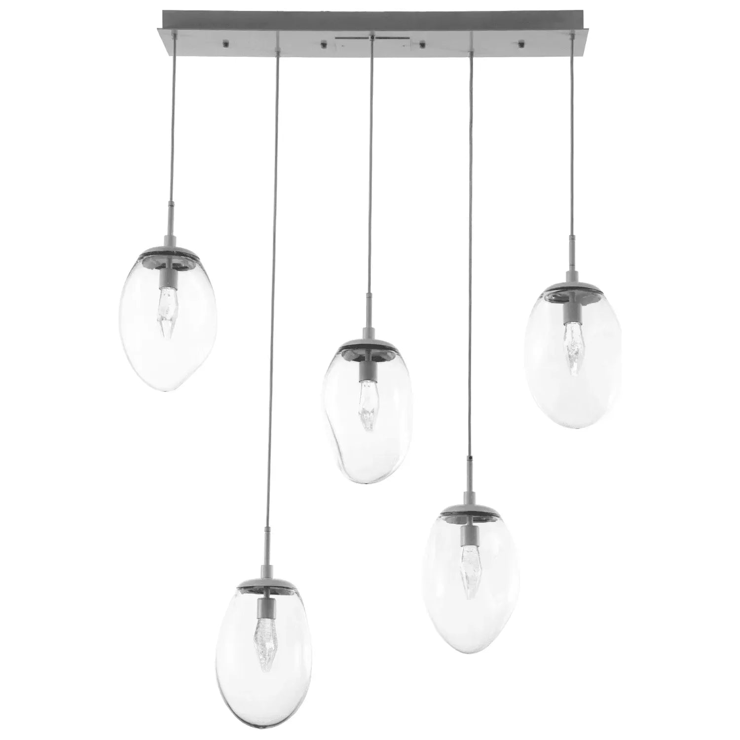 Hammerton Studio - Nebula Meteo Linear Multi-Port, 5-Light - PLB0067-05-BS-GC-C01-L1 | Montreal Lighting & Hardware