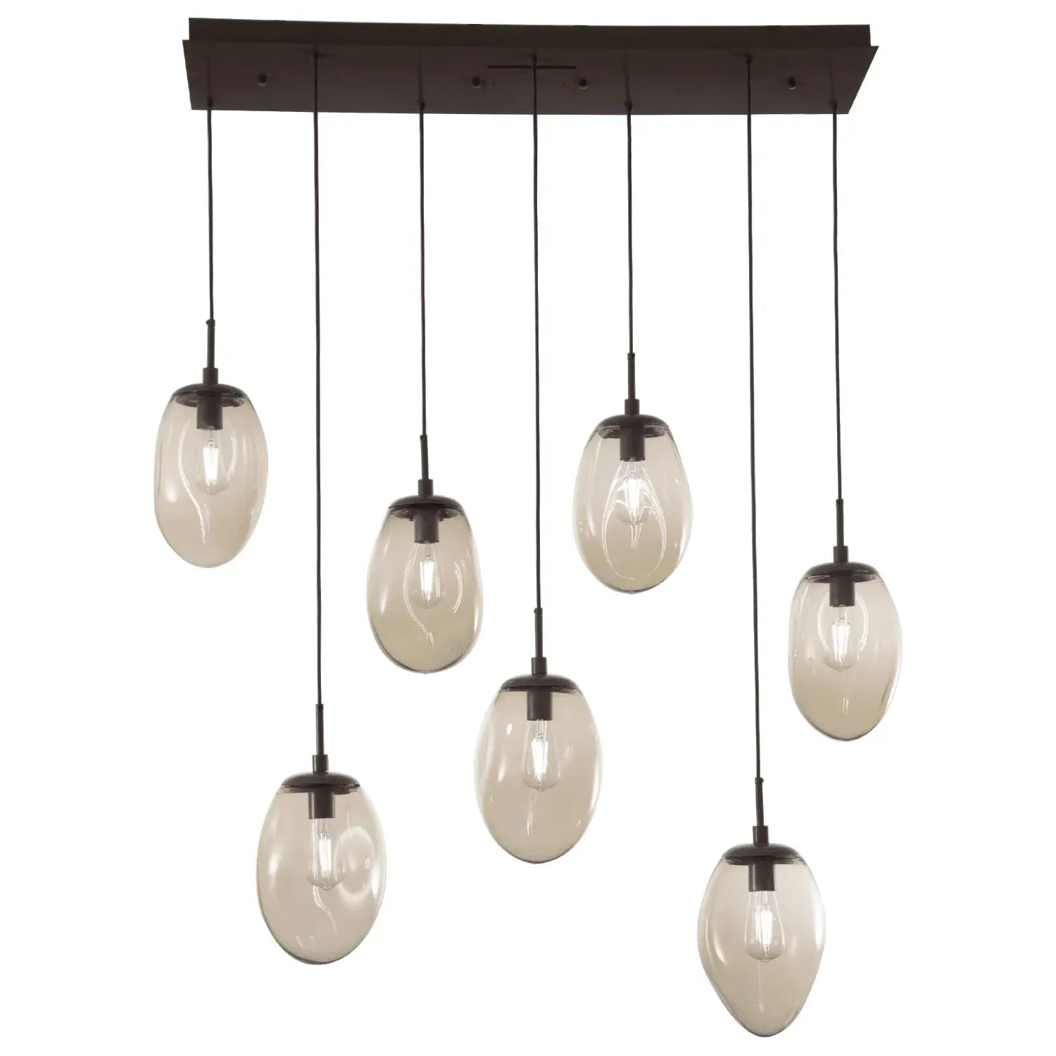 Hammerton Studio - Nebula Meteo Linear Multi-Port, 7-Light - PLB0063-07-FB-B-C01-E2 | Montreal Lighting & Hardware