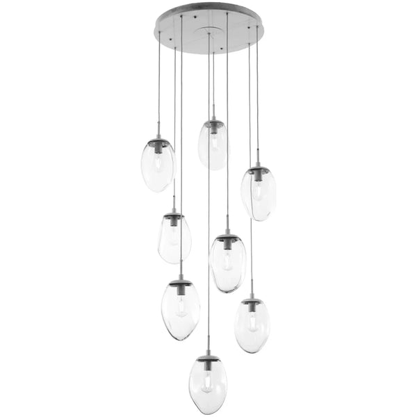 Nebula Meteo rond multiport, 8 lumières
