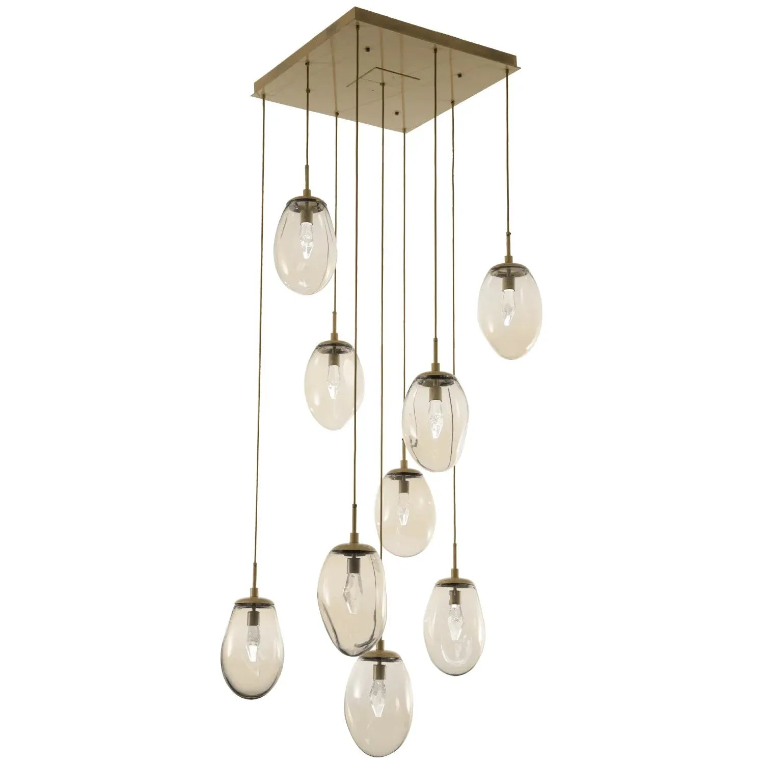 Hammerton Studio - Nebula Meteo Square Multi-Port, 9-Light - CHB0067-09-GB-GA-C01-L1 | Montreal Lighting & Hardware