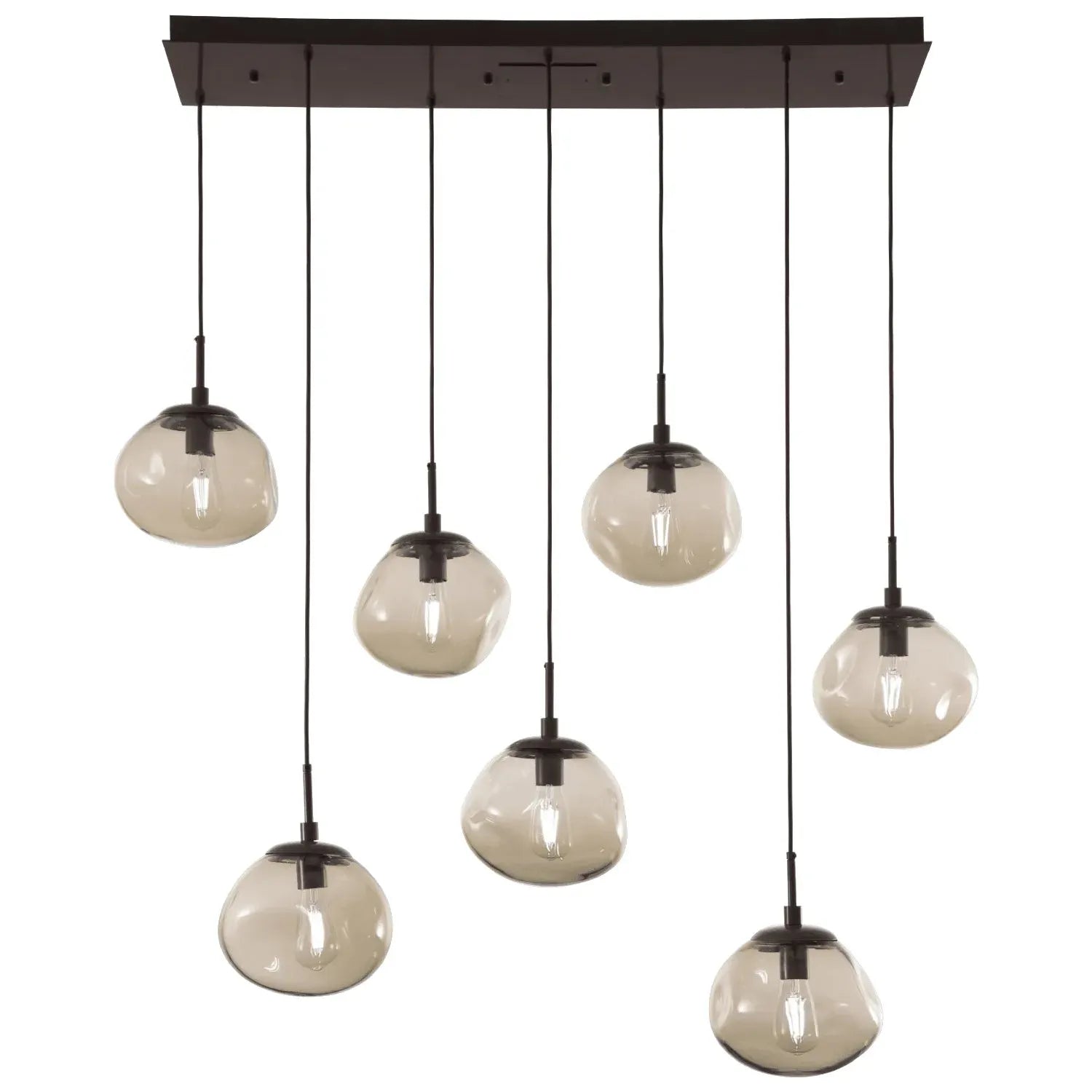 Hammerton Studio - Nebula Nova Linear Multi-Port, 7-Light - PLB0064-07-FB-B-C01-E2 | Montreal Lighting & Hardware