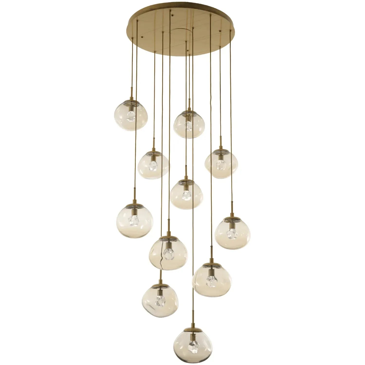 Hammerton Studio - Nebula Nova Round Multi-Port, 11-Light - CHB0068-11-GB-ZA-C01-L1 | Montreal Lighting & Hardware