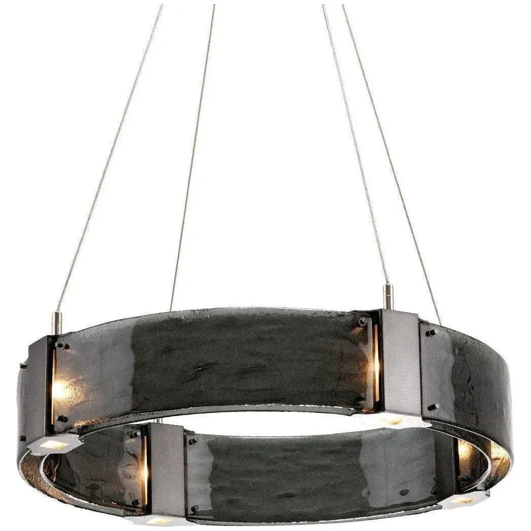 Hammerton Studio - Parallel Ring Chandelier, 24-Inch - CHB0042-24-GM-SG-CA1-L1 | Montreal Lighting & Hardware