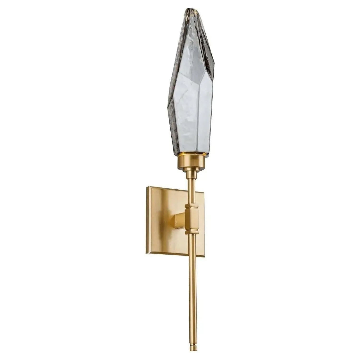 Hammerton Studio - Rock Crystal ADA Indoor Belvedere Sconce - IDB0050-04-HB-CS-L1 | Montreal Lighting & Hardware