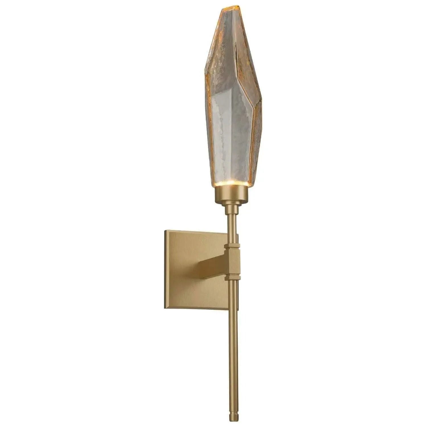 Hammerton Studio - Rock Crystal Indoor Belvedere Sconce - IDB0050-07-GB-CA-L1 | Montreal Lighting & Hardware
