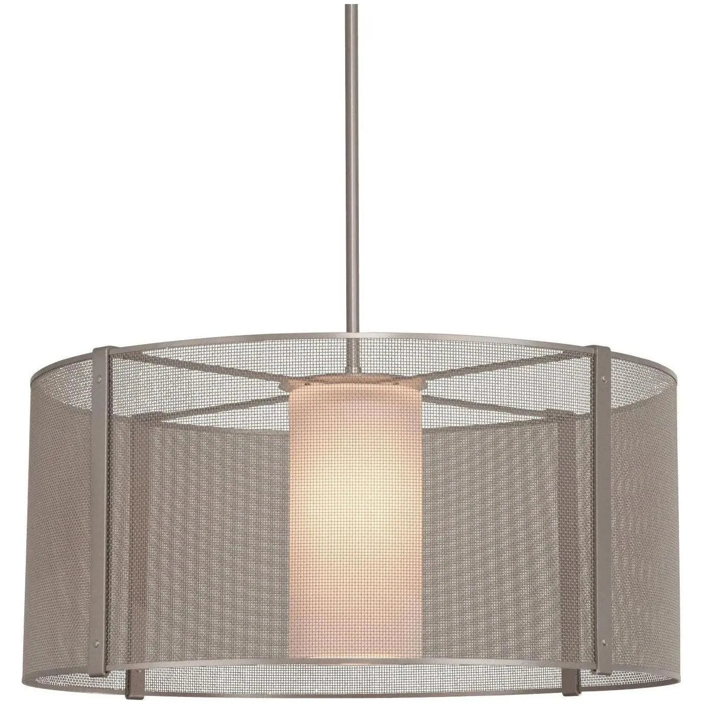 Hammerton Studio - Uptown Mesh Drum, 24-Inch - CHB0019-24-BS-F-001-E2 | Montreal Lighting & Hardware