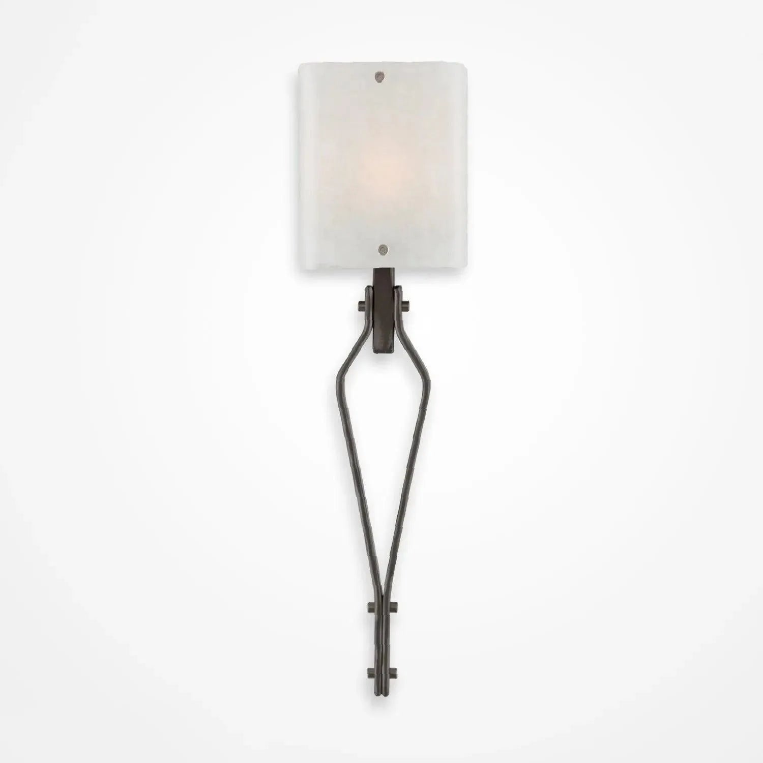 Hammerton Studio - Urban Loft Angle Cover Sconce - CSB0026-0A-SN-FG-E2 | Montreal Lighting & Hardware