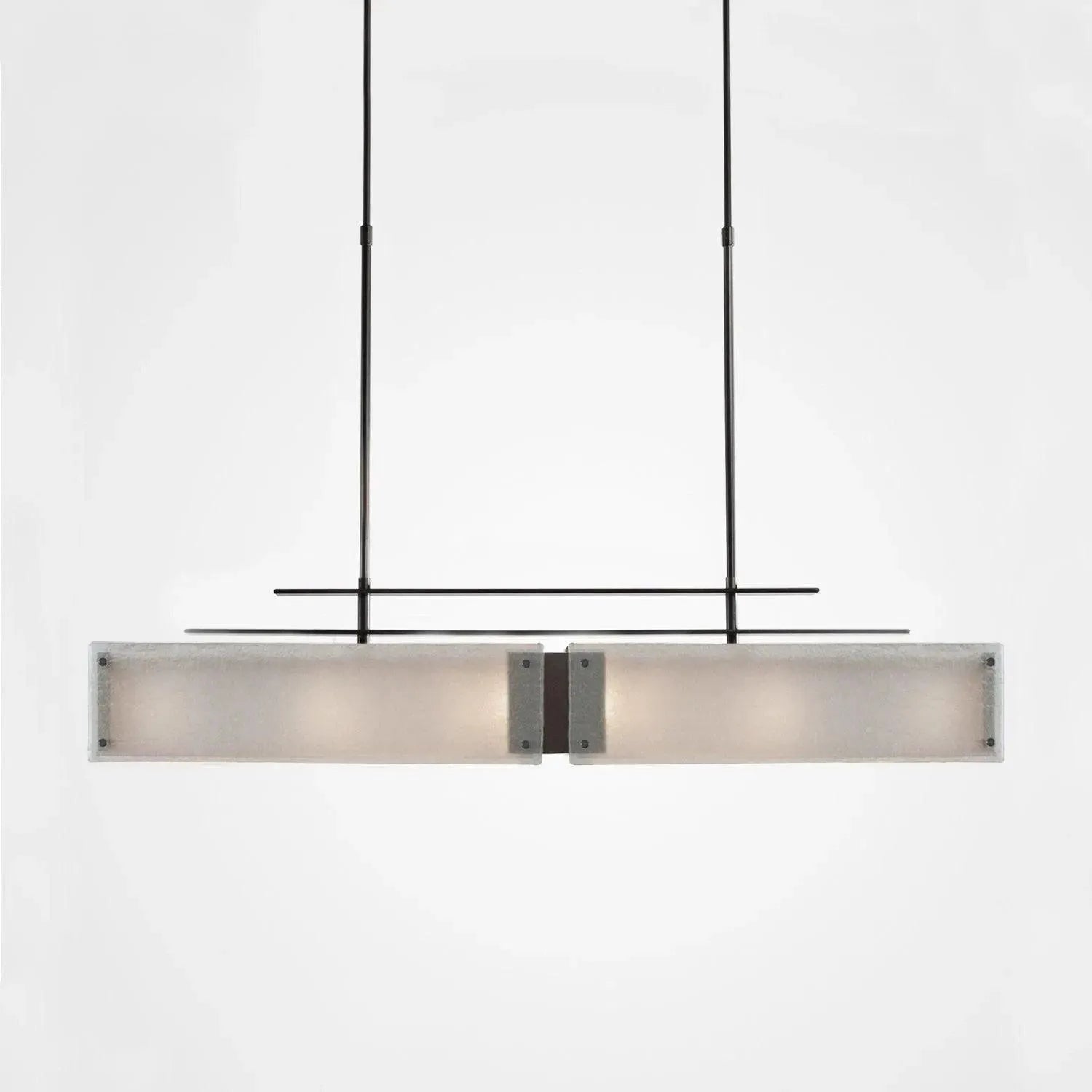Hammerton Studio - Urban Loft Linear Suspension, 45-Inch - PLB0026-0B-GM-FG-001-E2 | Montreal Lighting & Hardware