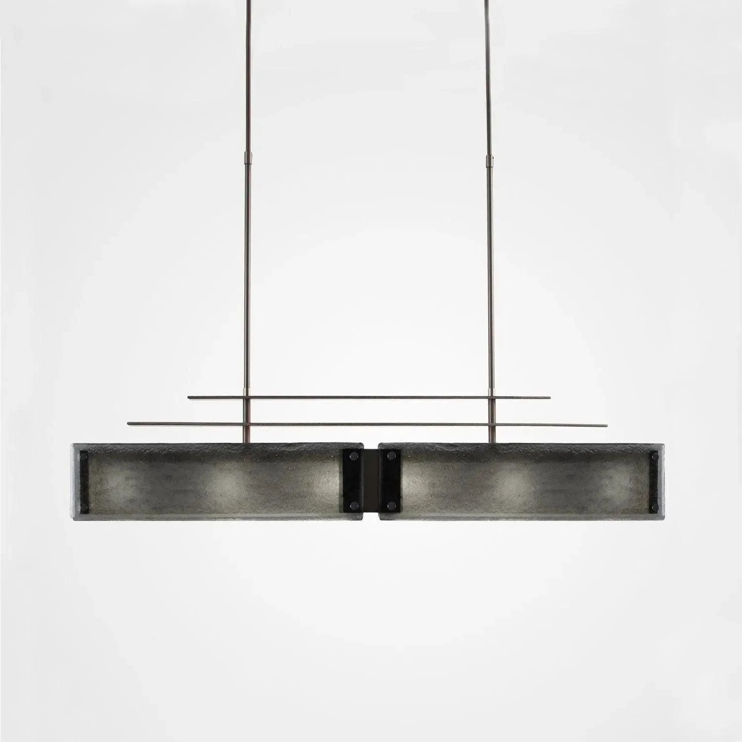 Hammerton Studio - Urban Loft Linear Suspension, 45-Inch - PLB0026-0B-SN-SG-001-E2 | Montreal Lighting & Hardware