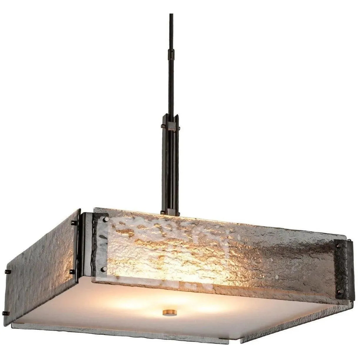 Hammerton Studio - Urban Loft Square Chandelier, 24-Inch - CHB0026-0A-GM-SG-001-E2 | Montreal Lighting & Hardware