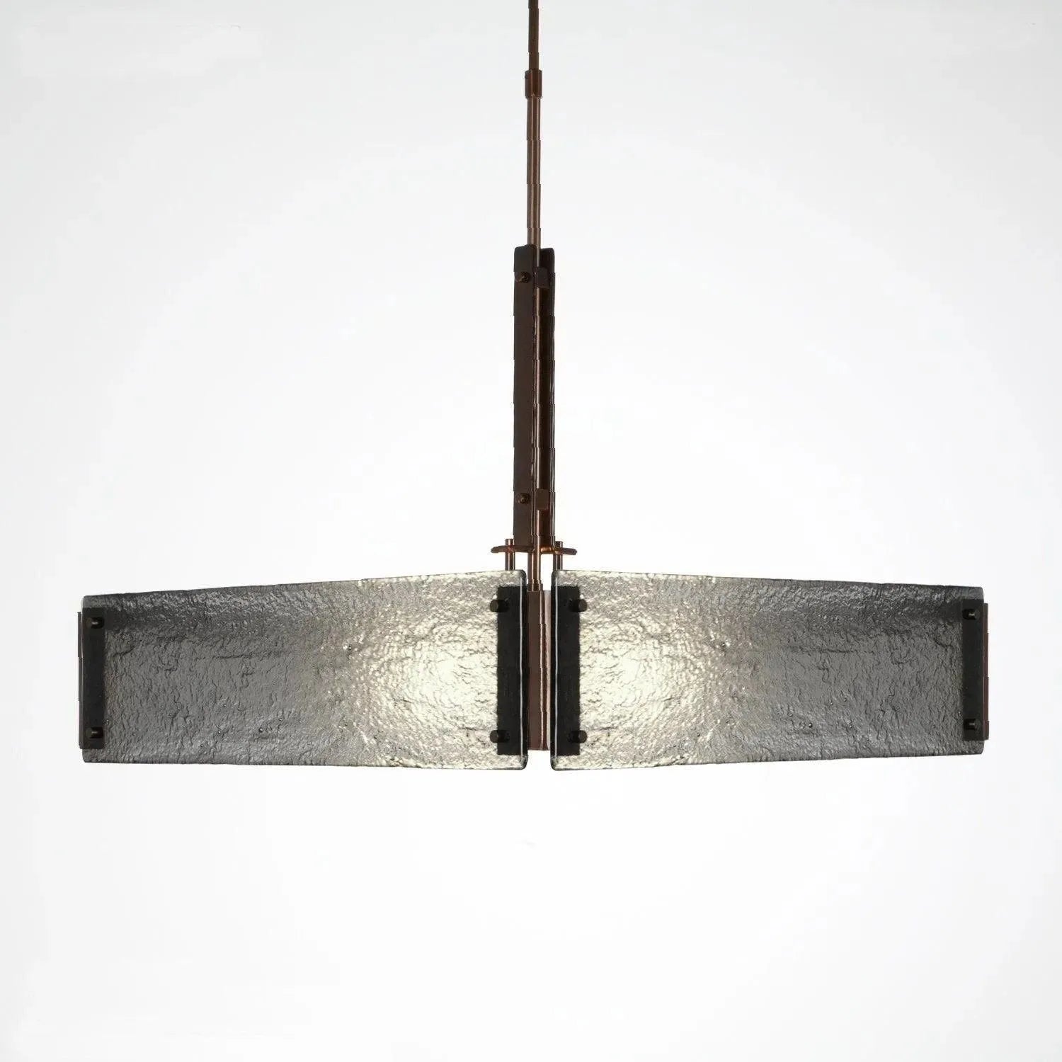 Hammerton Studio - Urban Loft Square Chandelier, 24-Inch - CHB0026-0A-RB-SG-001-E2 | Montreal Lighting & Hardware