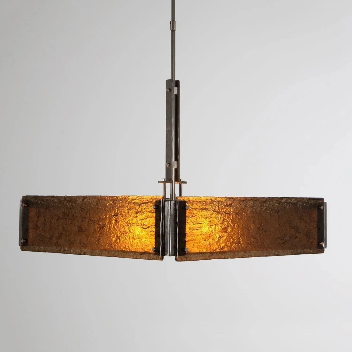 Hammerton Studio - Urban Loft Square Chandelier, 24-Inch - CHB0026-0A-SN-BG-001-E2 | Montreal Lighting & Hardware