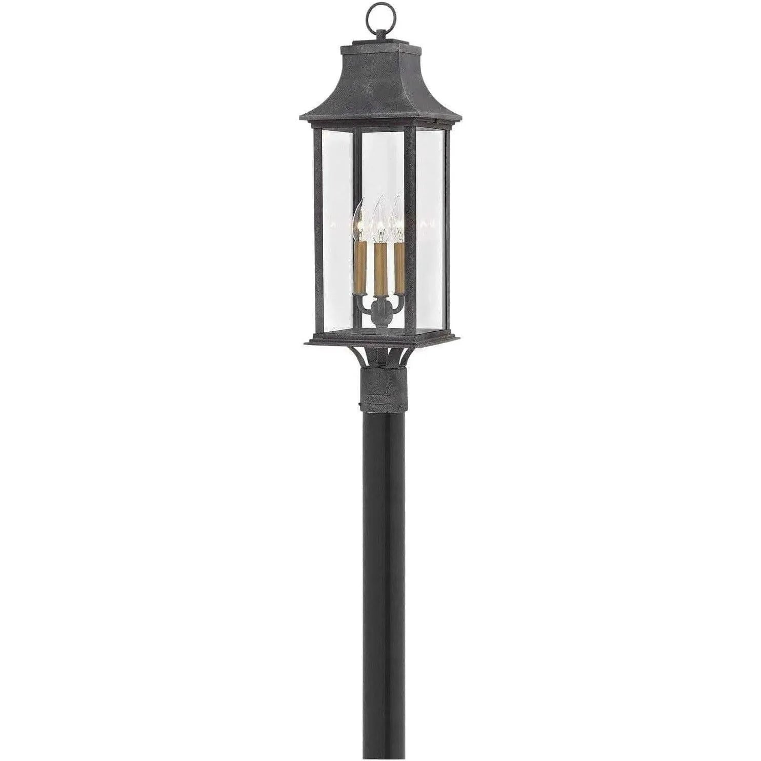 Hinkley Lighting - Adair 28-Inch Outdoor Post Mount - 2931DZ | Montreal Lighting & Hardware