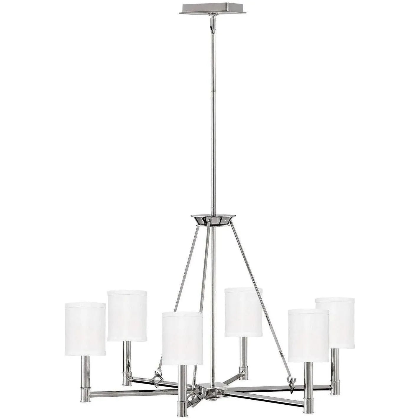 Hinkley Lighting - Buchanan 28-Inch Chandelier - 4985PN | Montreal Lighting & Hardware