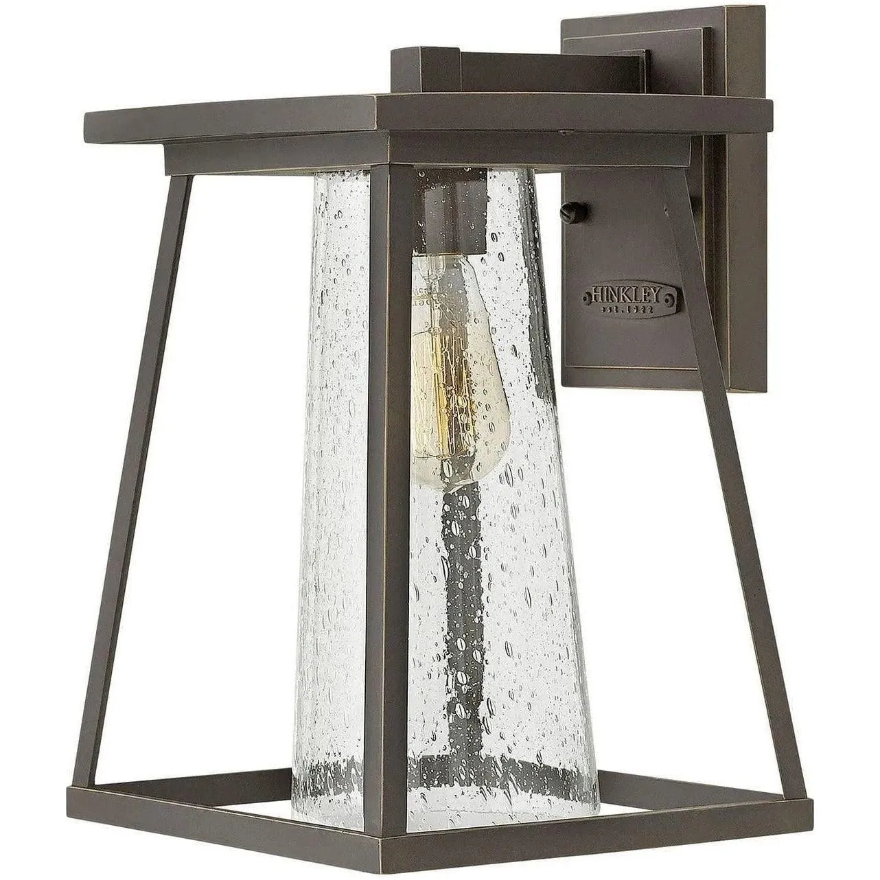 Hinkley Lighting - Burke 14-Inch Outdoor Wall Mount - 2794OZ-CL | Montreal Lighting & Hardware