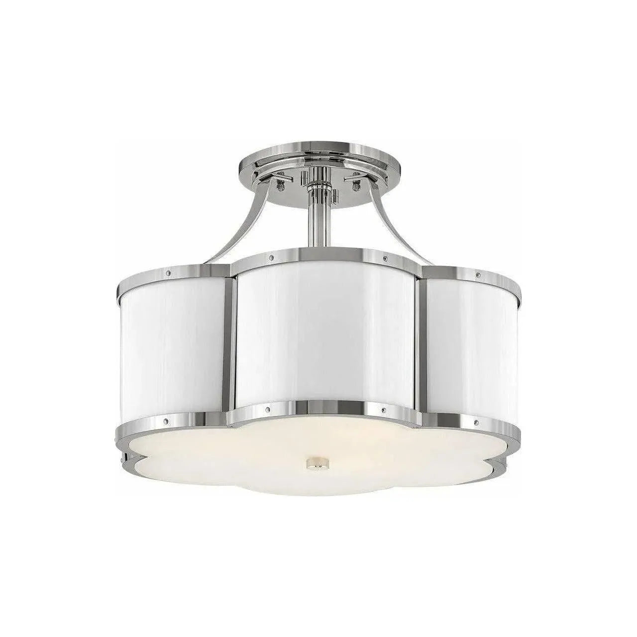 Hinkley Lighting - Chance Semi-Flush Mount - 4444PN | Montreal Lighting & Hardware