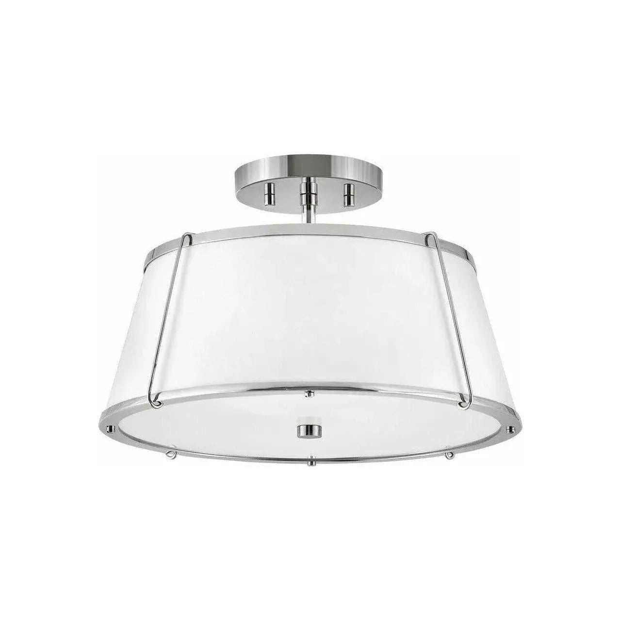 Hinkley Lighting - Clarke Semi-Flush Mount - 4893PN | Montreal Lighting & Hardware