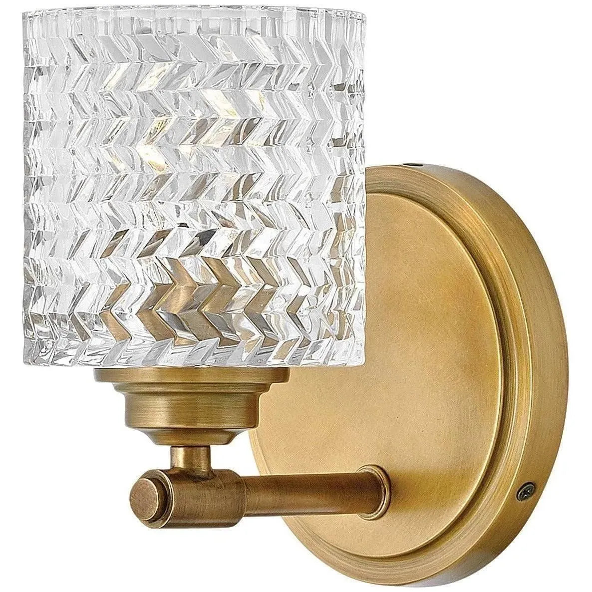 Hinkley Lighting - Elle 8-Inch Single Vanity - 5040HB | Montreal Lighting & Hardware