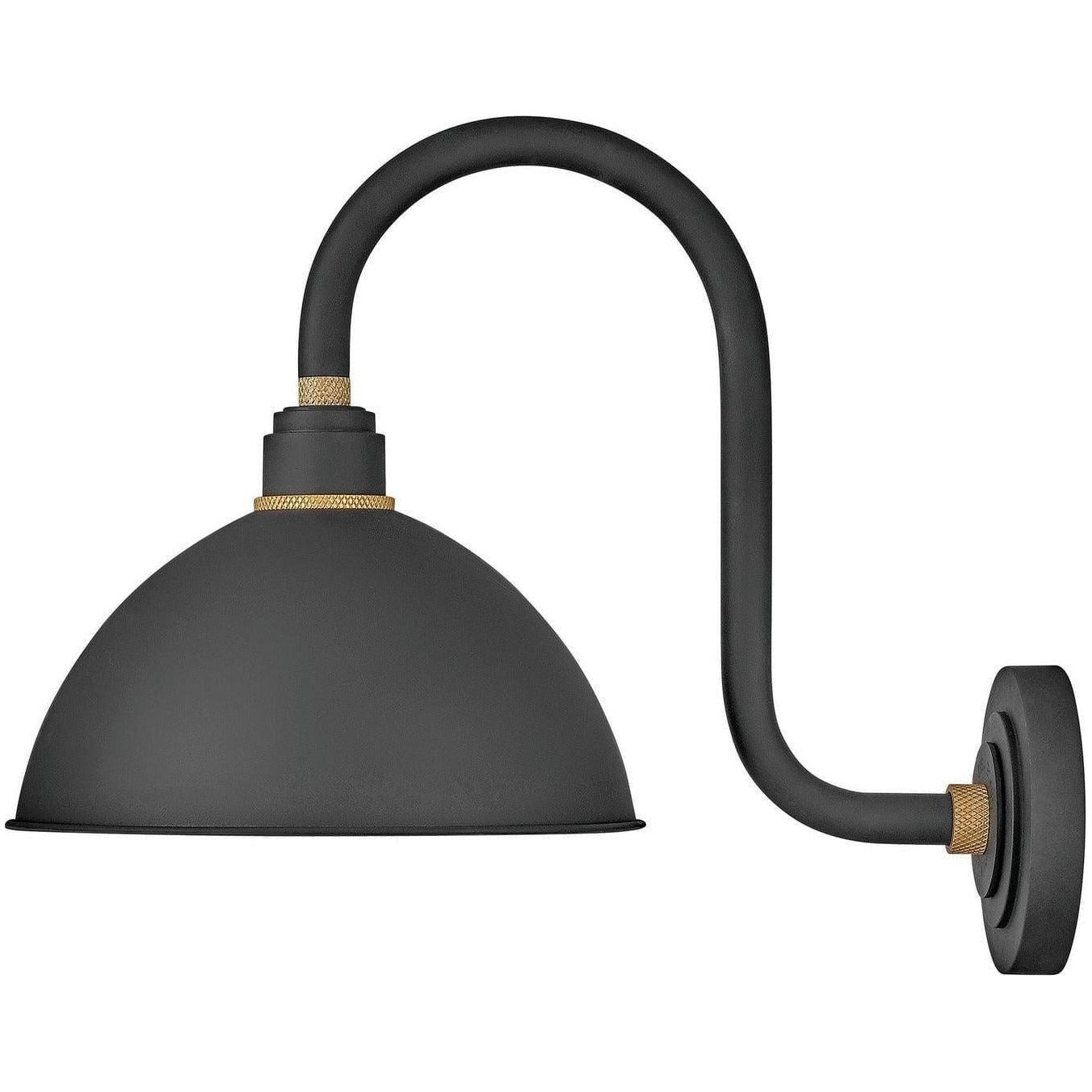 Hinkley Lighting - Foundry Dome 17-Inch Outdoor Wall Mount - 10564TK | Montreal Lighting & Hardware