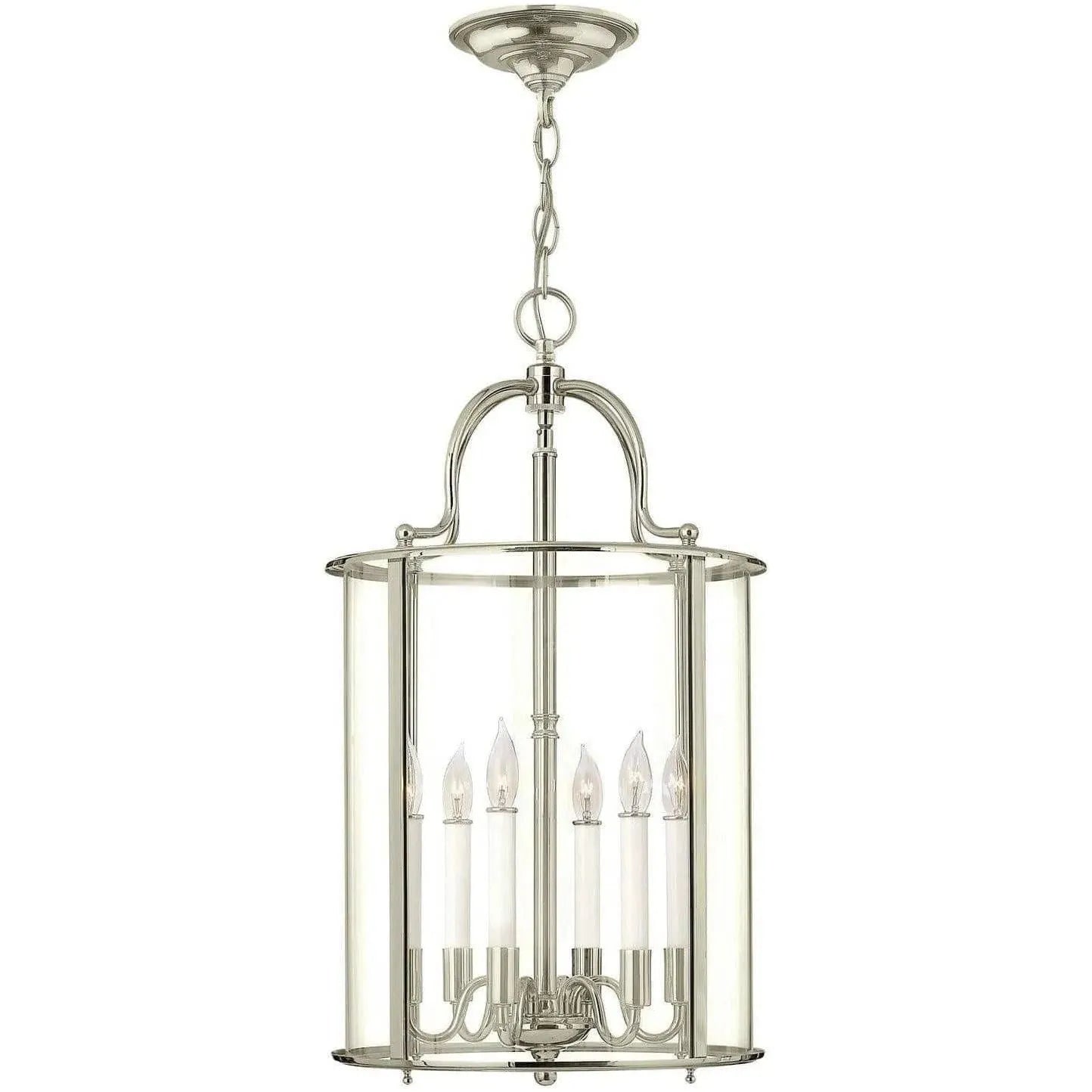 Hinkley Lighting - Gentry 14-Inch Foyer Pendant - 3478PN | Montreal Lighting & Hardware